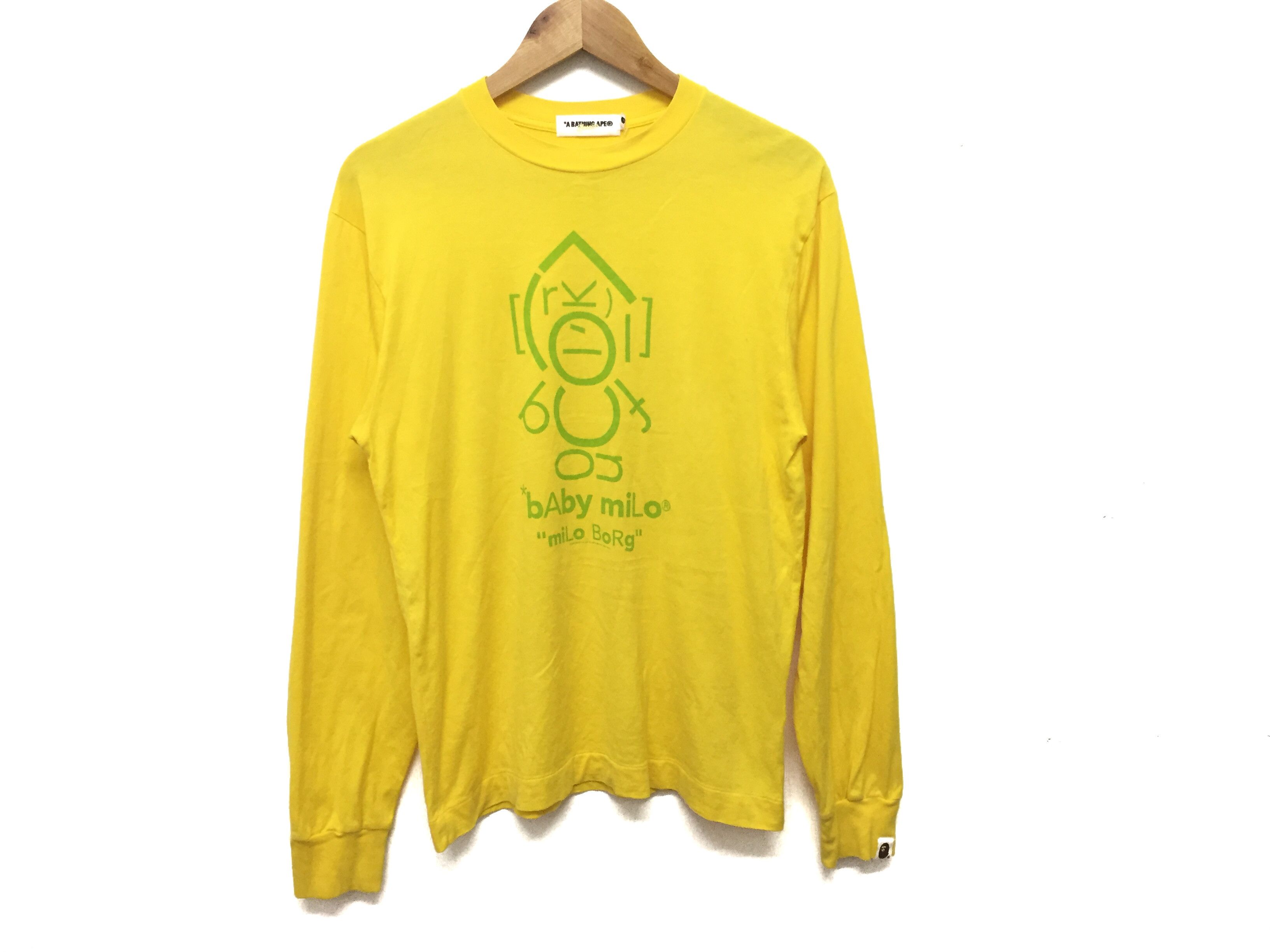 Bape 2007 Baby Milo BORG Long sleeve shirt Size US M / EU 48-50 / 2 - 2 Thumbnail