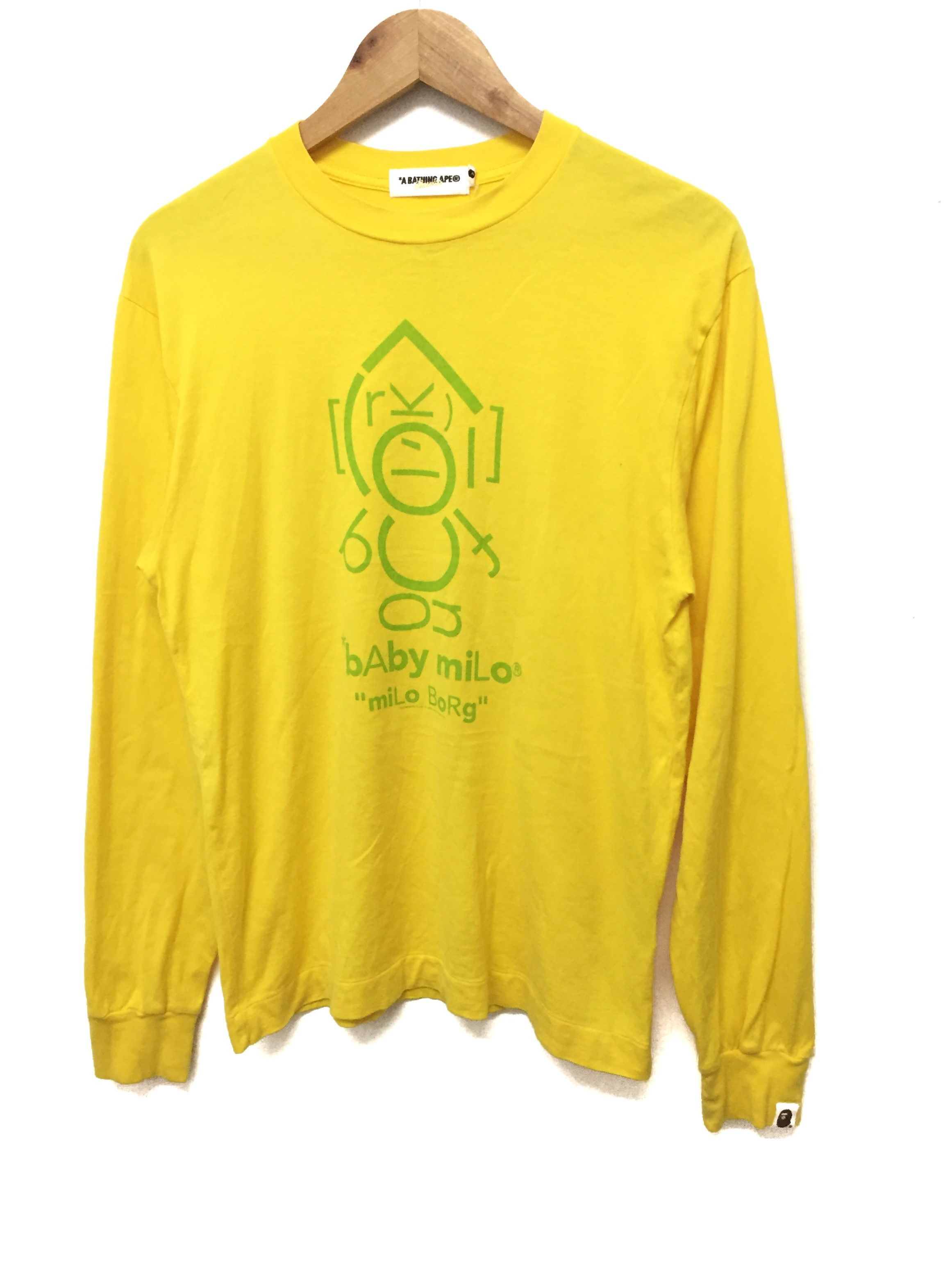 Bape 2007 Baby Milo BORG Long sleeve shirt | Grailed