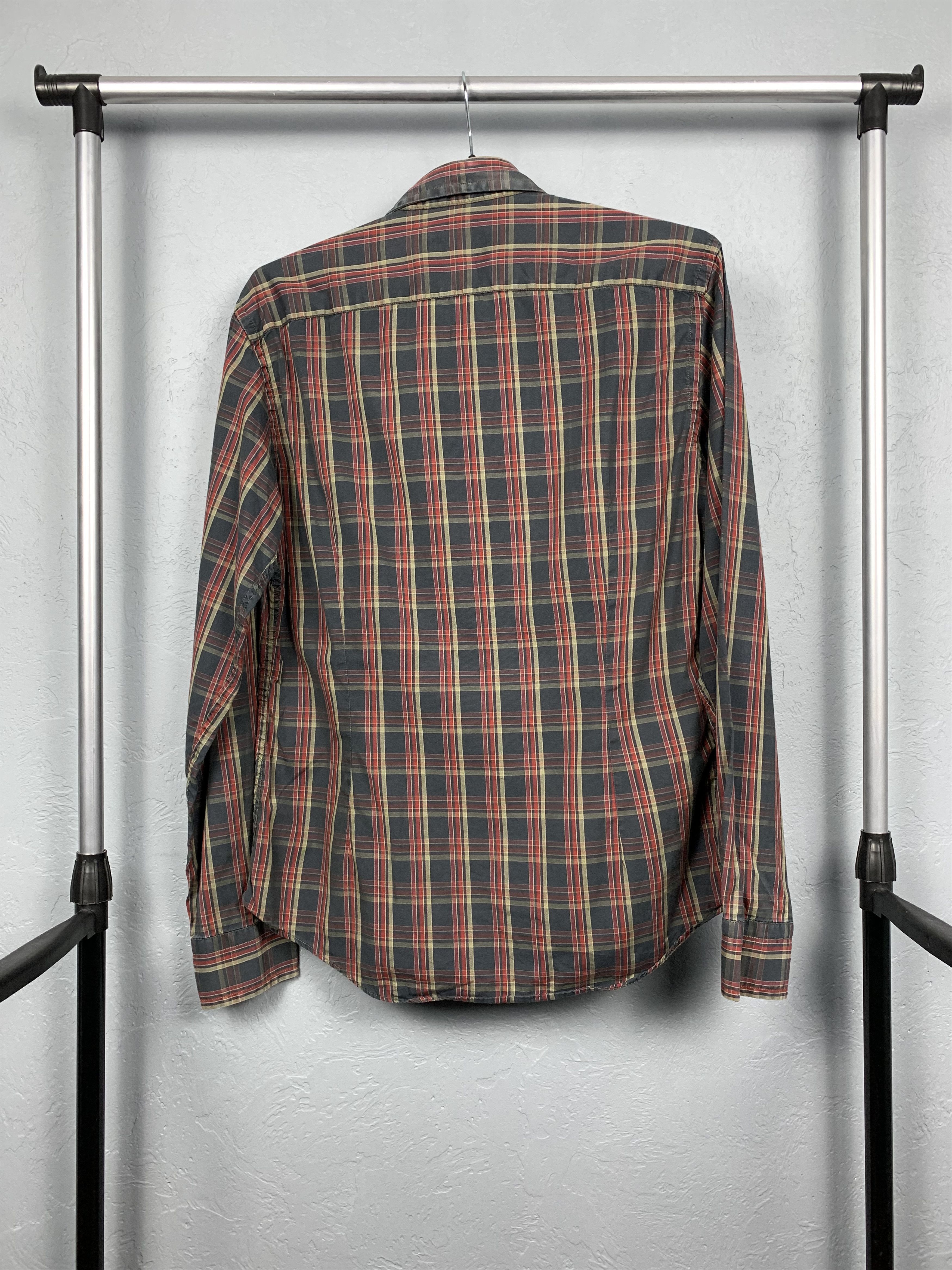 Burberry × Vintage Thomas Burberry Long Sleeve Check Shirt Size US M / EU 48-50 / 2 - 6 Thumbnail