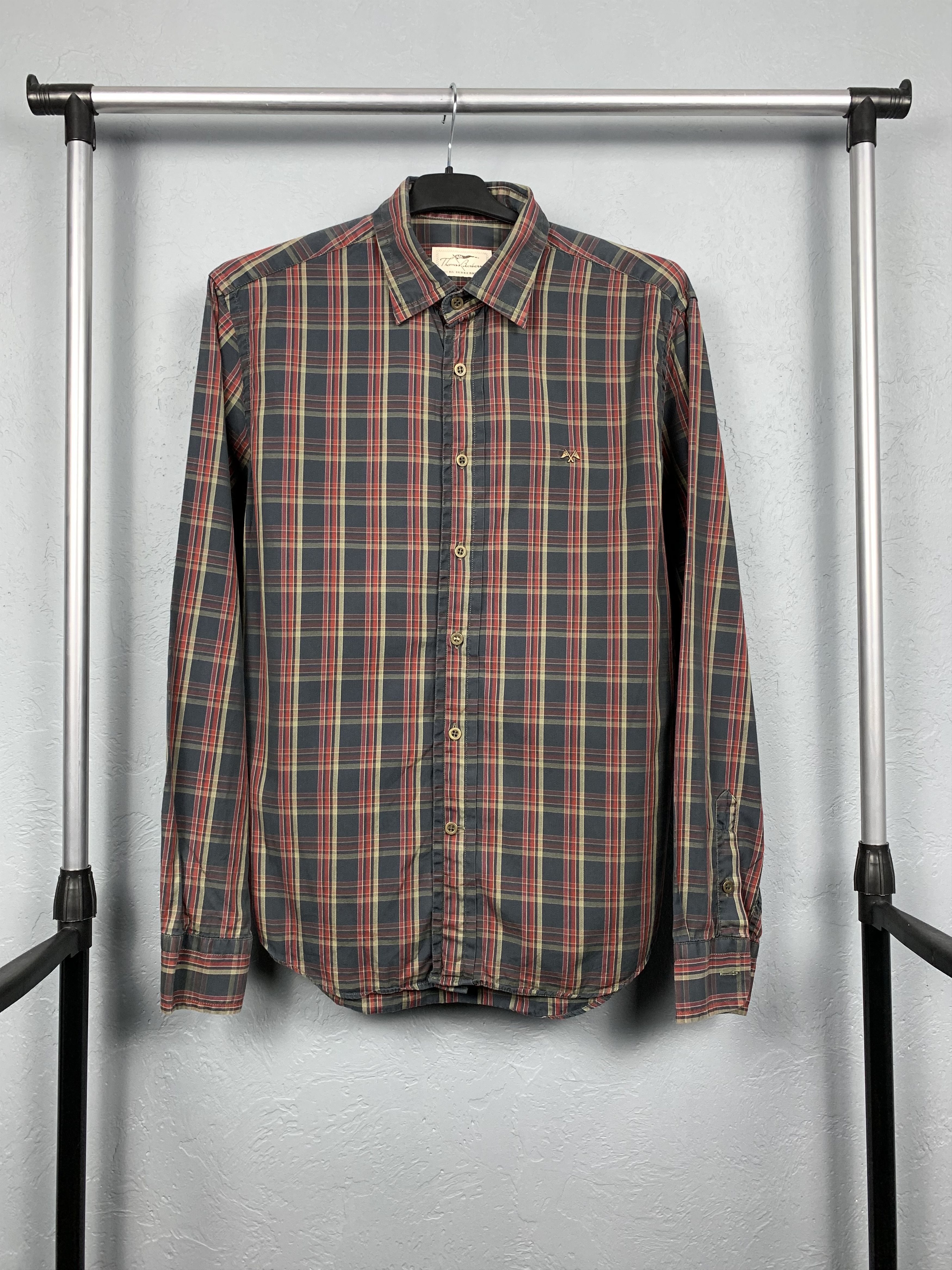 Burberry × Vintage Thomas Burberry Long Sleeve Check Shirt Size US M / EU 48-50 / 2 - 1 Thumbnail