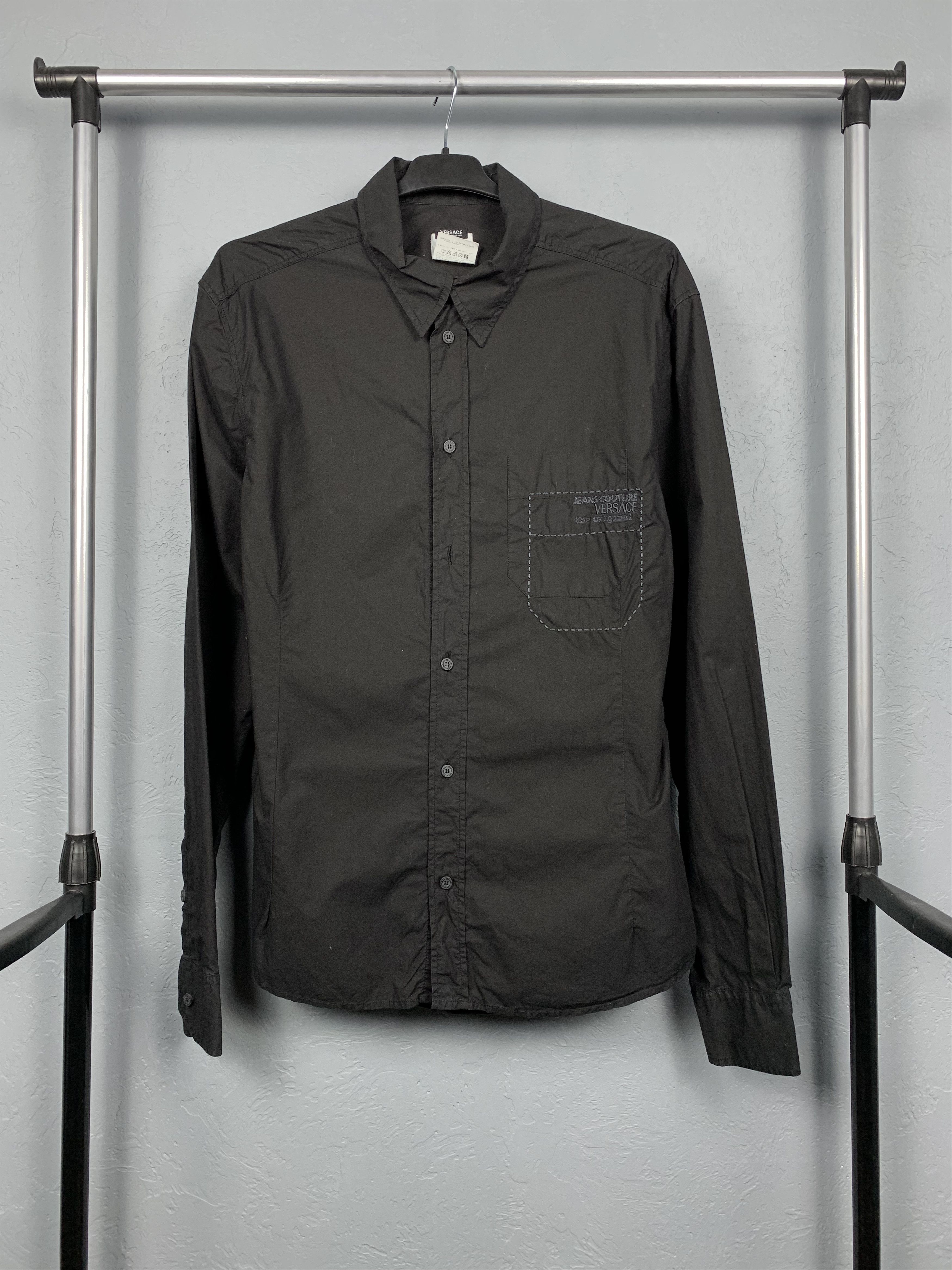 Versace × Versace Jeans Couture × Vintage Versace Men's Long Sleeve Shirt Size US M / EU 48-50 / 2 - 1 Thumbnail