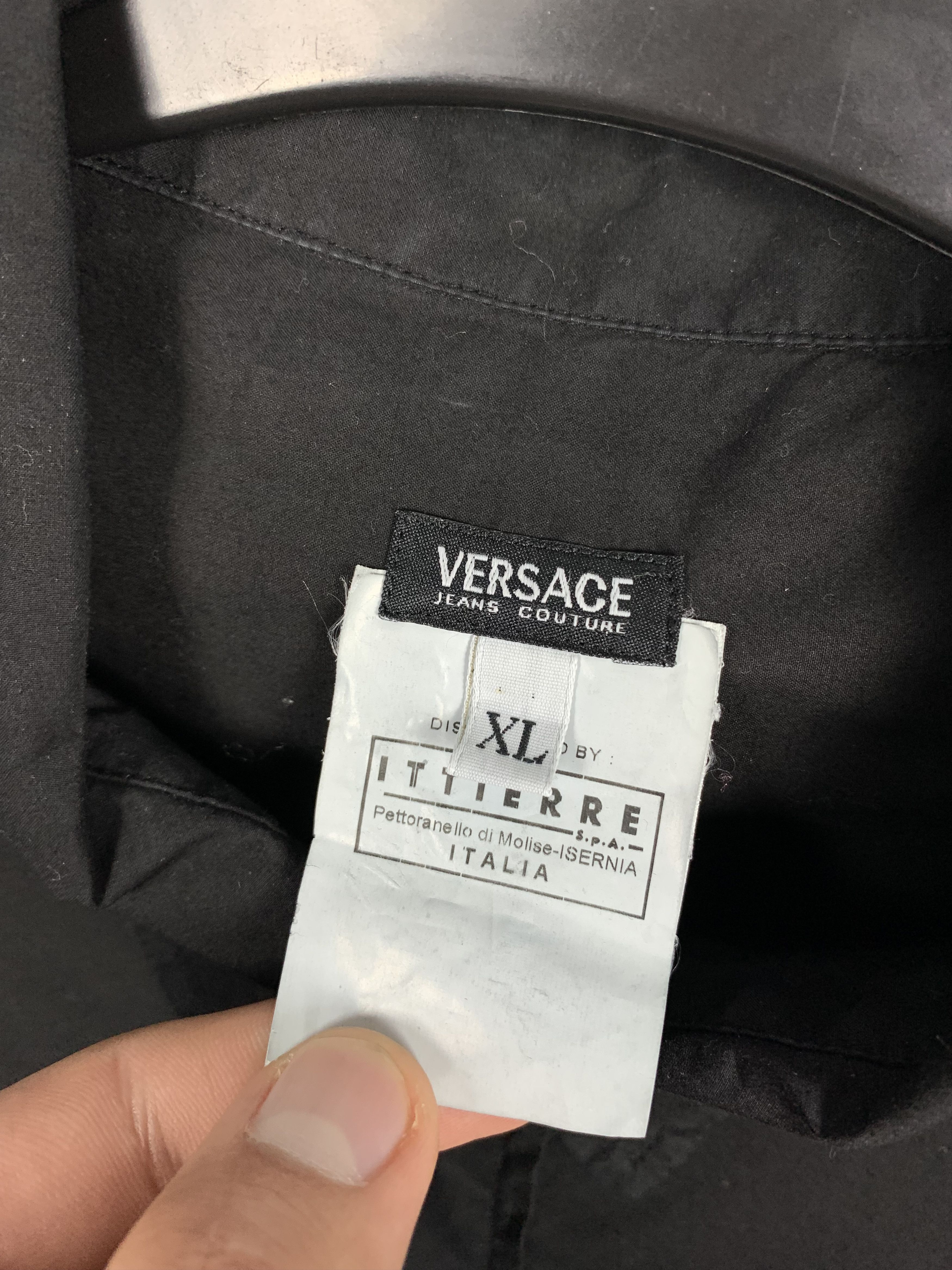 Versace × Versace Jeans Couture × Vintage Versace Men's Long Sleeve Shirt Size US M / EU 48-50 / 2 - 4 Thumbnail