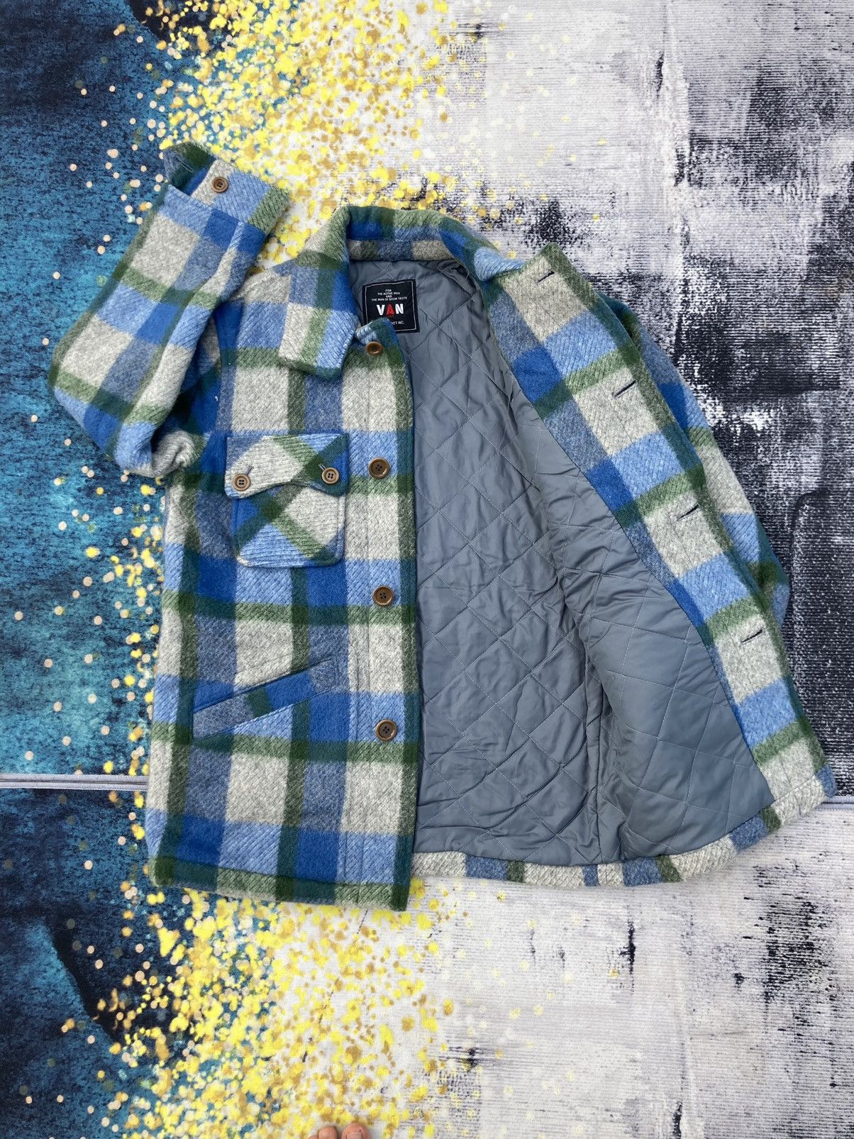 Flannel VAN JAC WOOL FLANNEL JACKET Size US M / EU 48-50 / 2 - 2 Thumbnail
