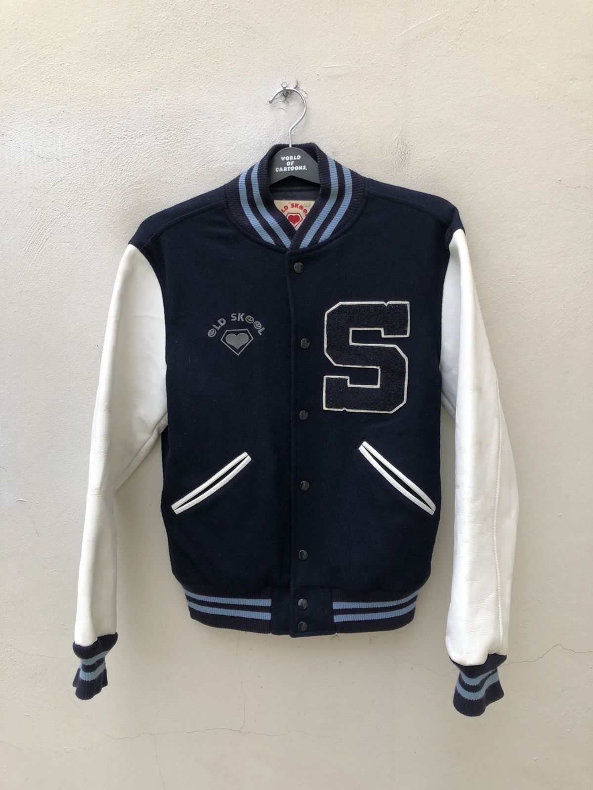 Leather Japan Brand Super Lovers Old Skool Varsity Jacket Size US S / EU 44-46 / 1 - 6 Thumbnail