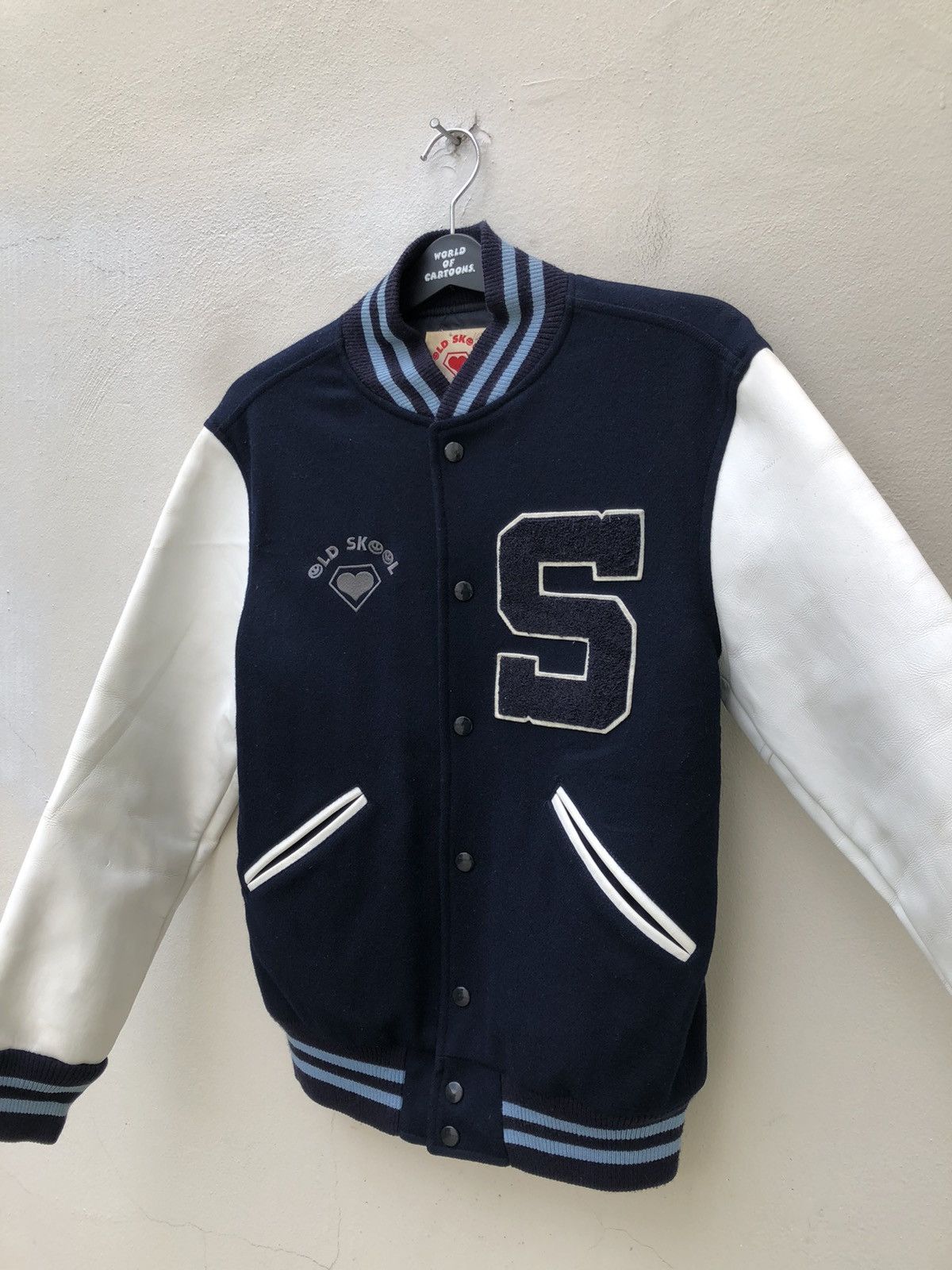 Leather Japan Brand Super Lovers Old Skool Varsity Jacket Size US S / EU 44-46 / 1 - 8 Thumbnail