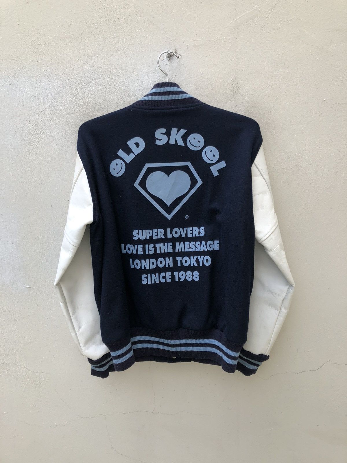 Leather Japan Brand Super Lovers Old Skool Varsity Jacket Size US S / EU 44-46 / 1 - 1 Thumbnail
