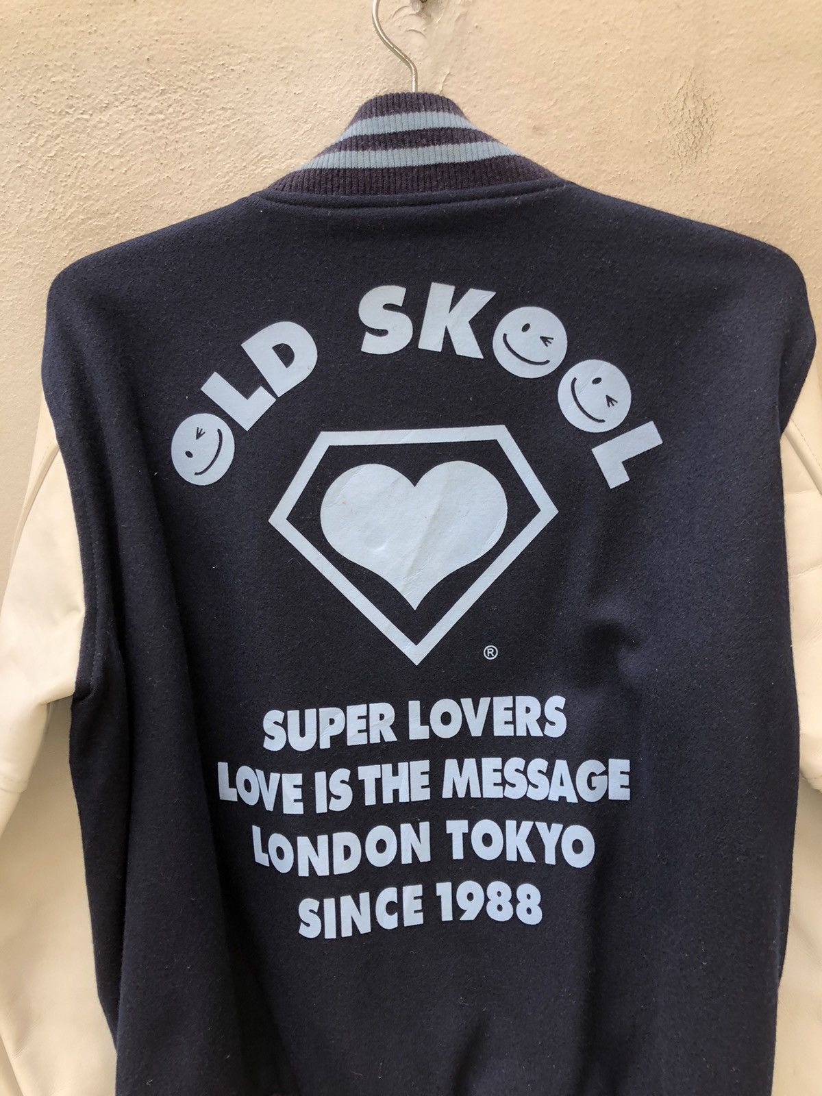 Leather Japan Brand Super Lovers Old Skool Varsity Jacket Size US S / EU 44-46 / 1 - 2 Thumbnail
