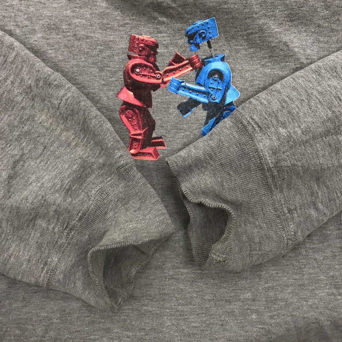 Stussy × Vintage STUSSY Rock’Em Sock’Em Robot Sweatshirt #1102 Size US M / EU 48-50 / 2 - 5 Thumbnail