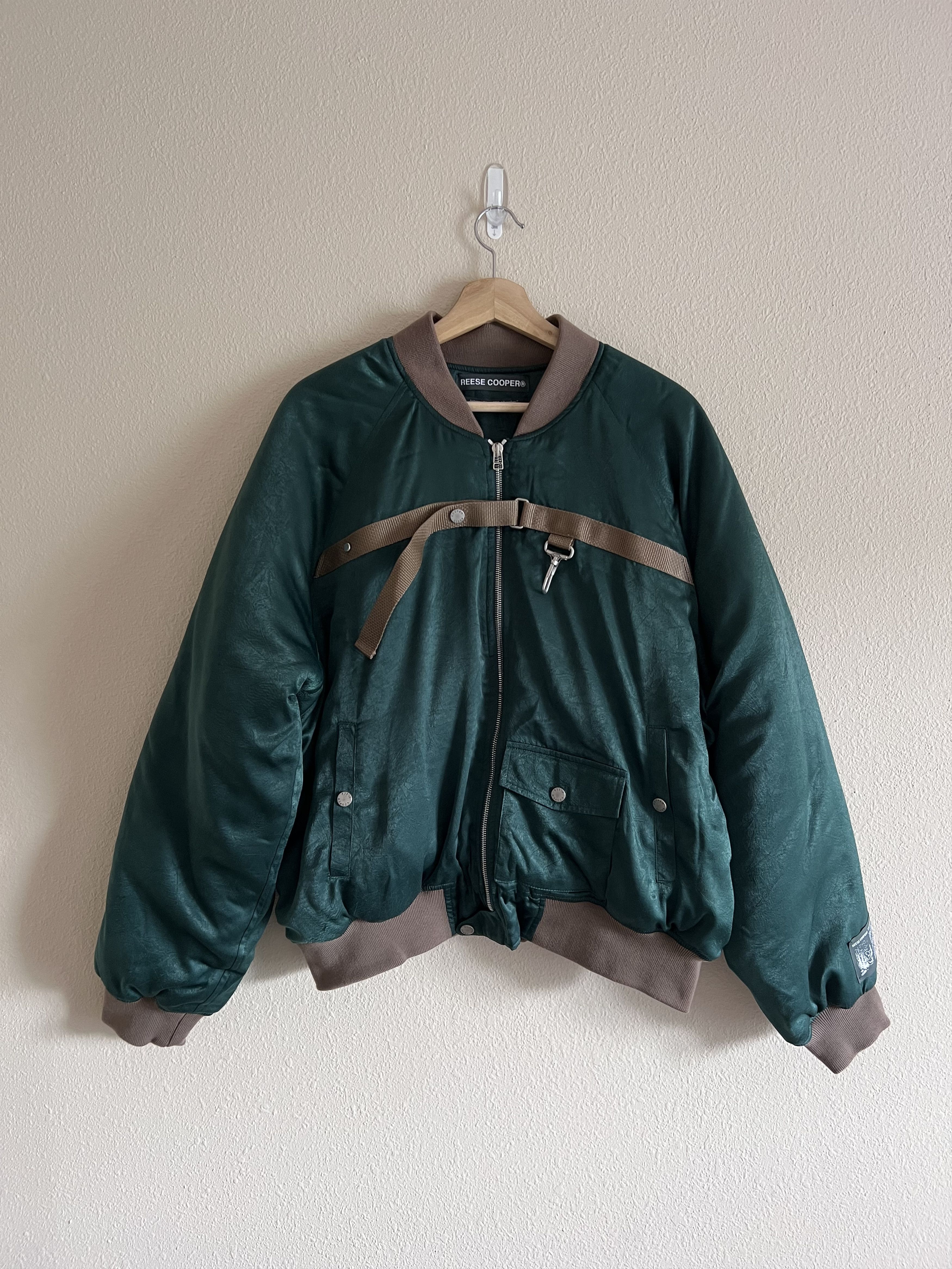 image of Reese Cooper Rci Padded Bomber Jacket In Green, Men's (Size XL)