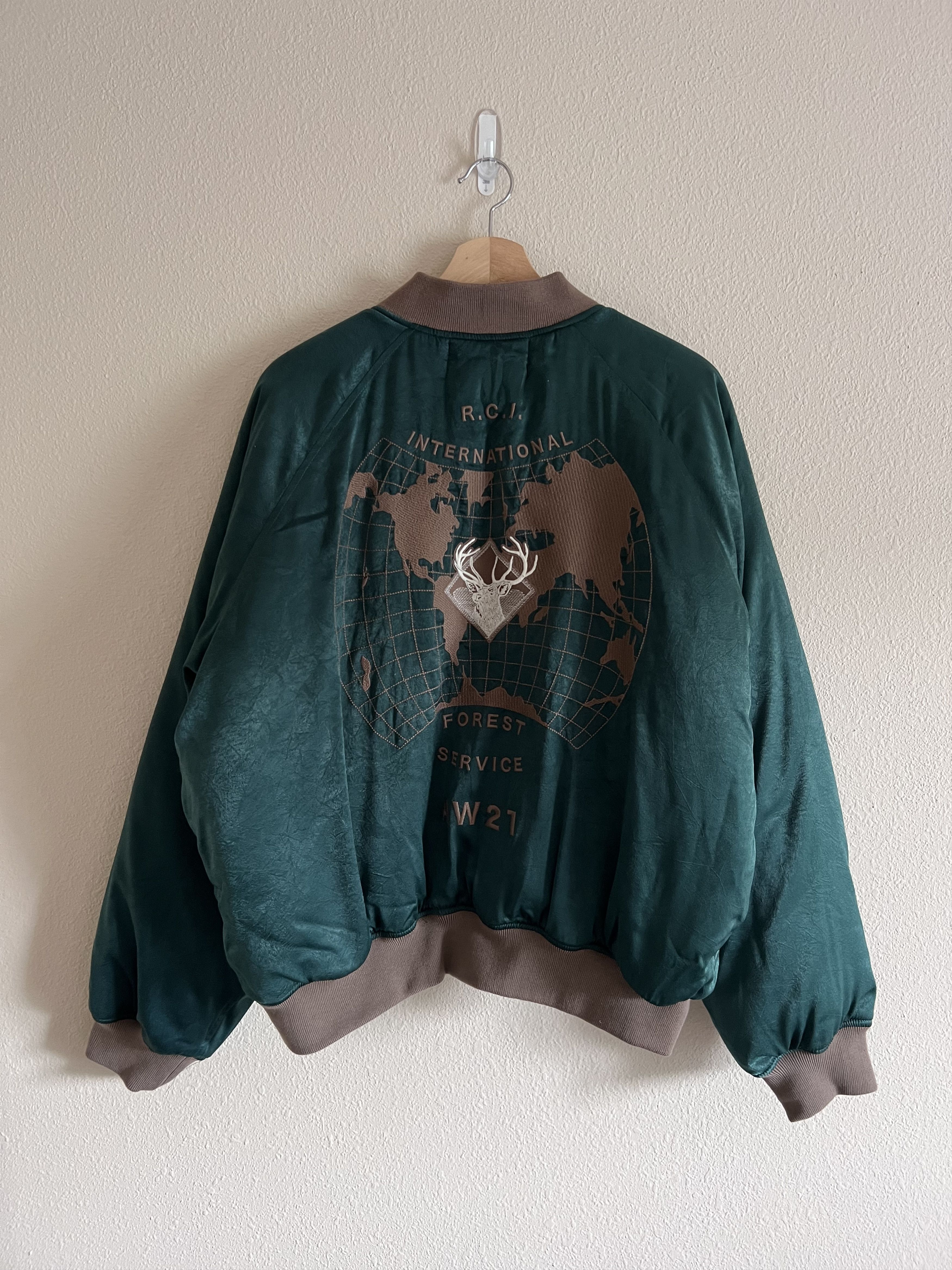Reese Cooper Reese Cooper RCI Padded Bomber Jacket in Green Size US XL / EU 56 / 4 - 5 Thumbnail