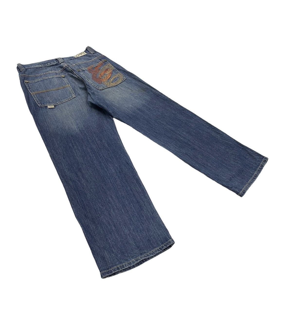 Enyce Vintage Enyce Baggy Jeans Embroidery Logo Size US 33 - 3 Thumbnail