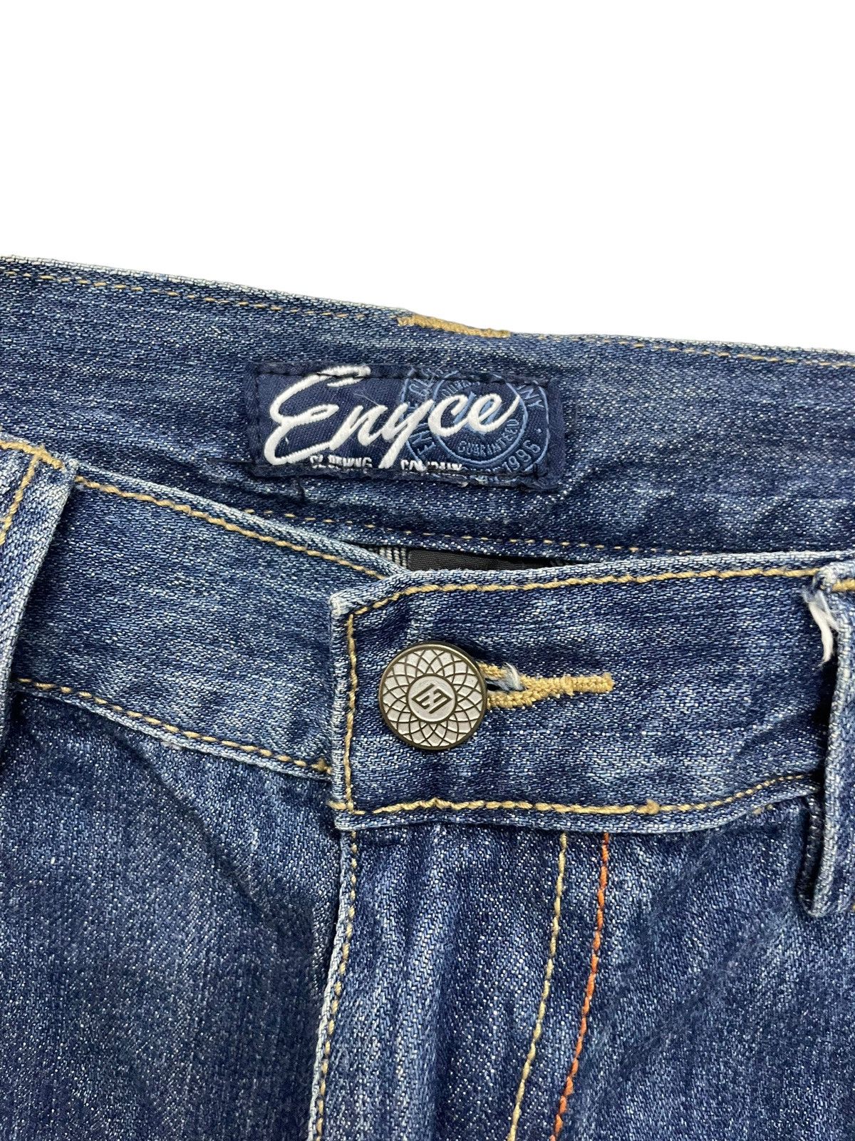Enyce Vintage Enyce Baggy Jeans Embroidery Logo Size US 33 - 7 Thumbnail
