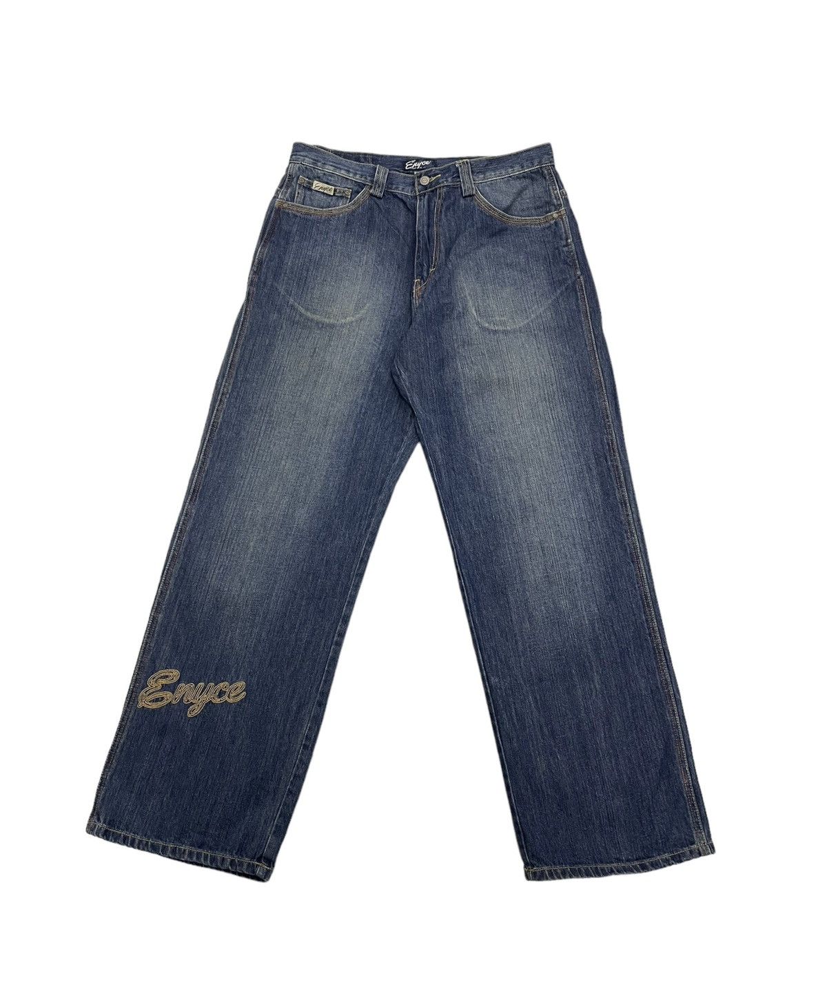 Enyce Vintage Enyce Baggy Jeans Embroidery Logo Size US 33 - 4 Thumbnail