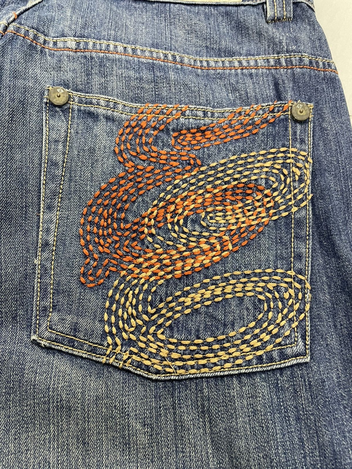 Enyce Vintage Enyce Baggy Jeans Embroidery Logo Size US 33 - 9 Thumbnail