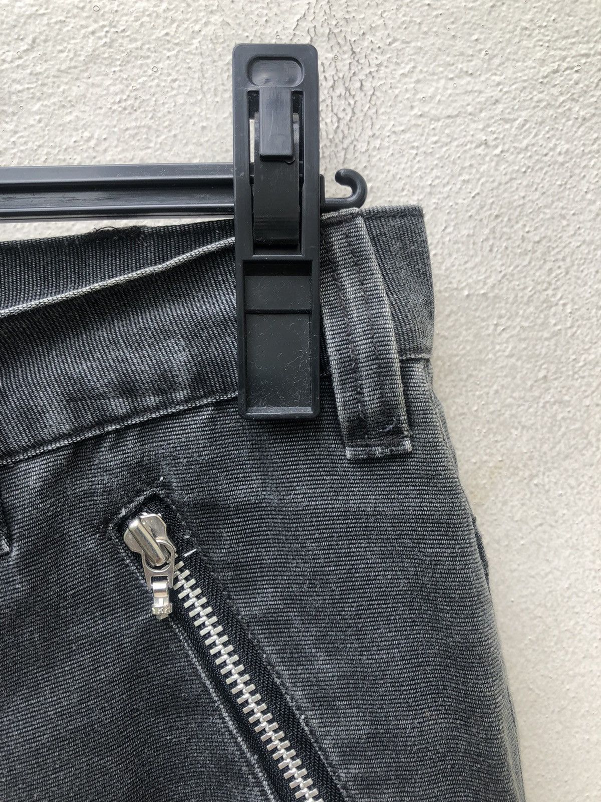 Vintage Japan Brand Clash Ahead Faded Black Bondage Trouser Pant Size US 29 - 9 Thumbnail