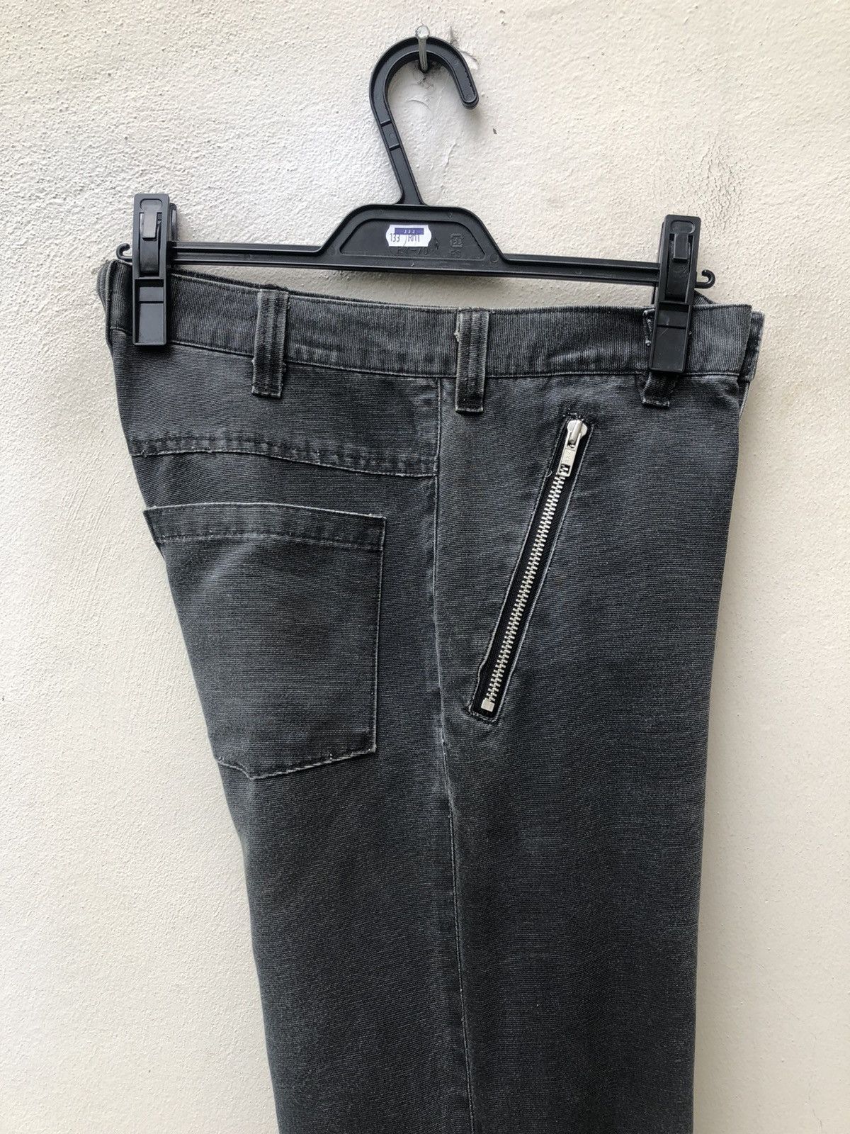 Vintage Japan Brand Clash Ahead Faded Black Bondage Trouser Pant Size US 29 - 20 Thumbnail