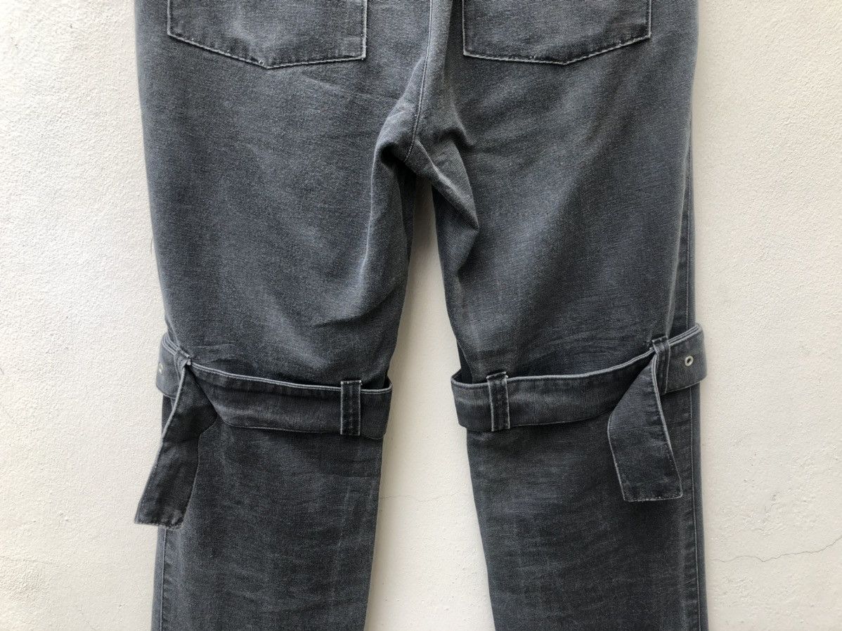 Vintage Japan Brand Clash Ahead Faded Black Bondage Trouser Pant Size US 29 - 17 Thumbnail
