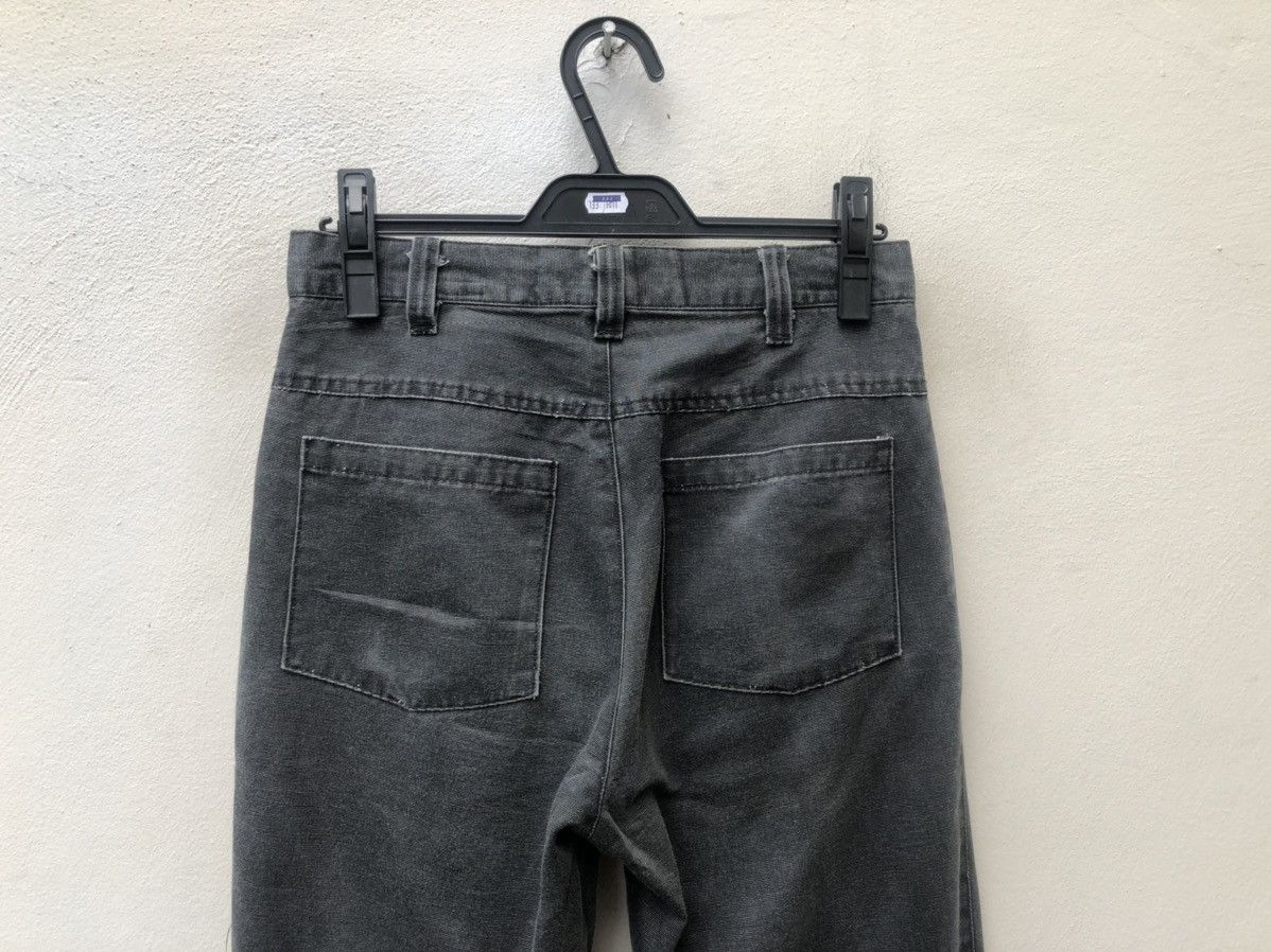 Vintage Japan Brand Clash Ahead Faded Black Bondage Trouser Pant Size US 29 - 16 Thumbnail