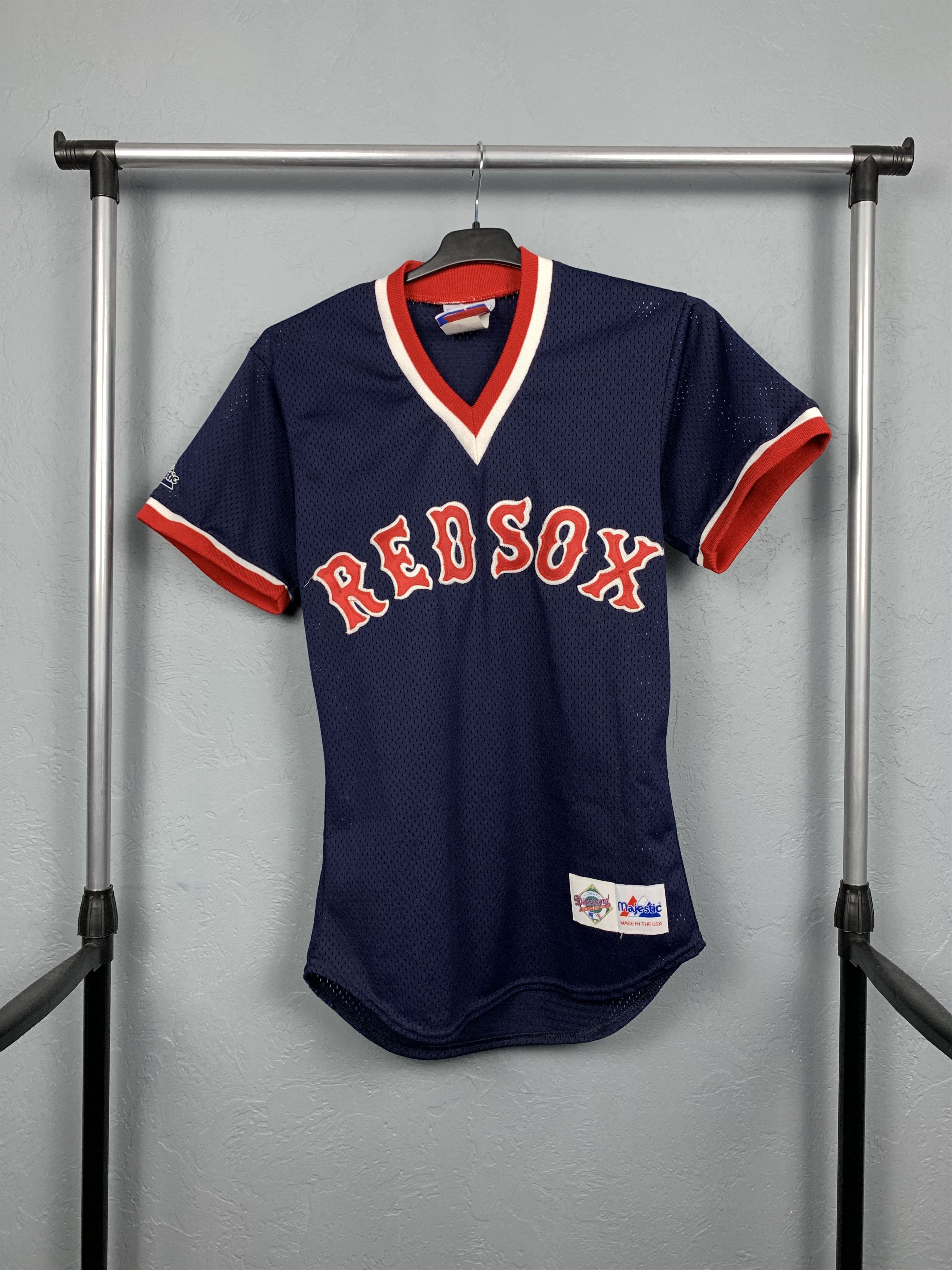 Majestic × Vintage 90's Vintage RED SOX Dimond Majestic T-Shirt Tee Size US S / EU 44-46 / 1 - 1 Thumbnail