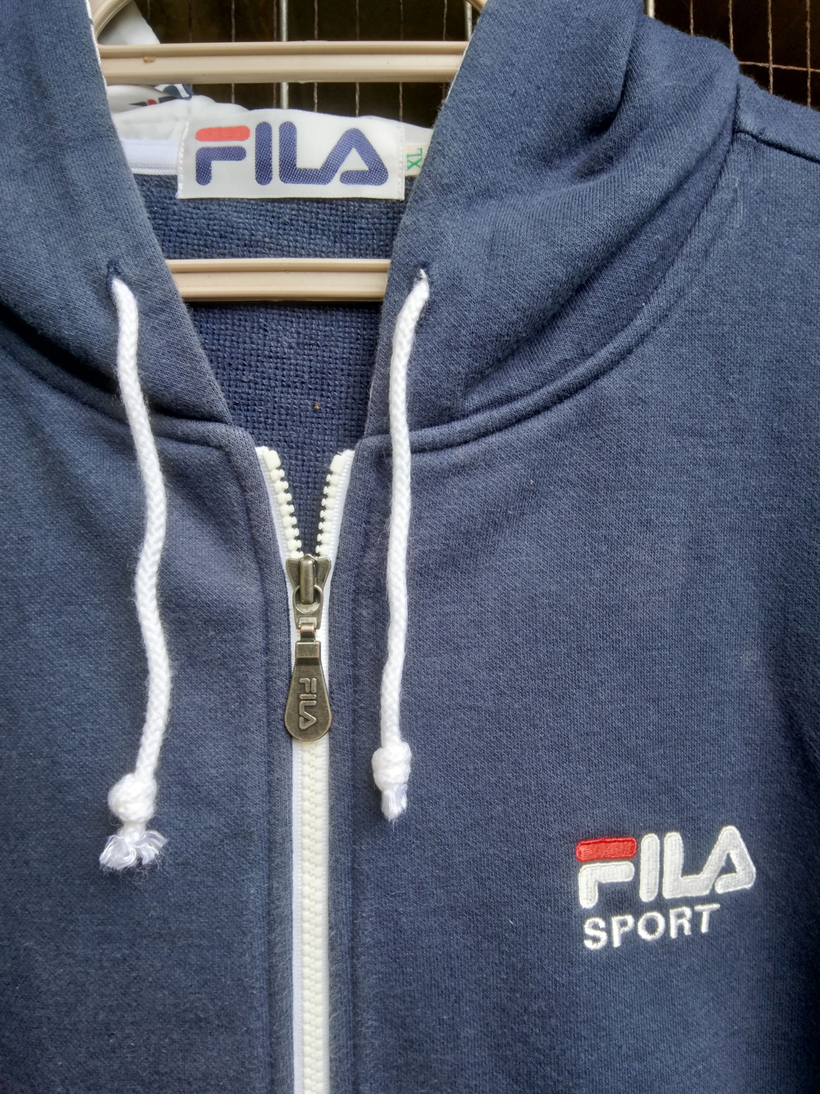 Fila × Sports Specialties VINTAGE FILA BIG PRINT BACKHIT SWEATSHIRTHOODIE Size US L / EU 52-54 / 3 - 7 Thumbnail