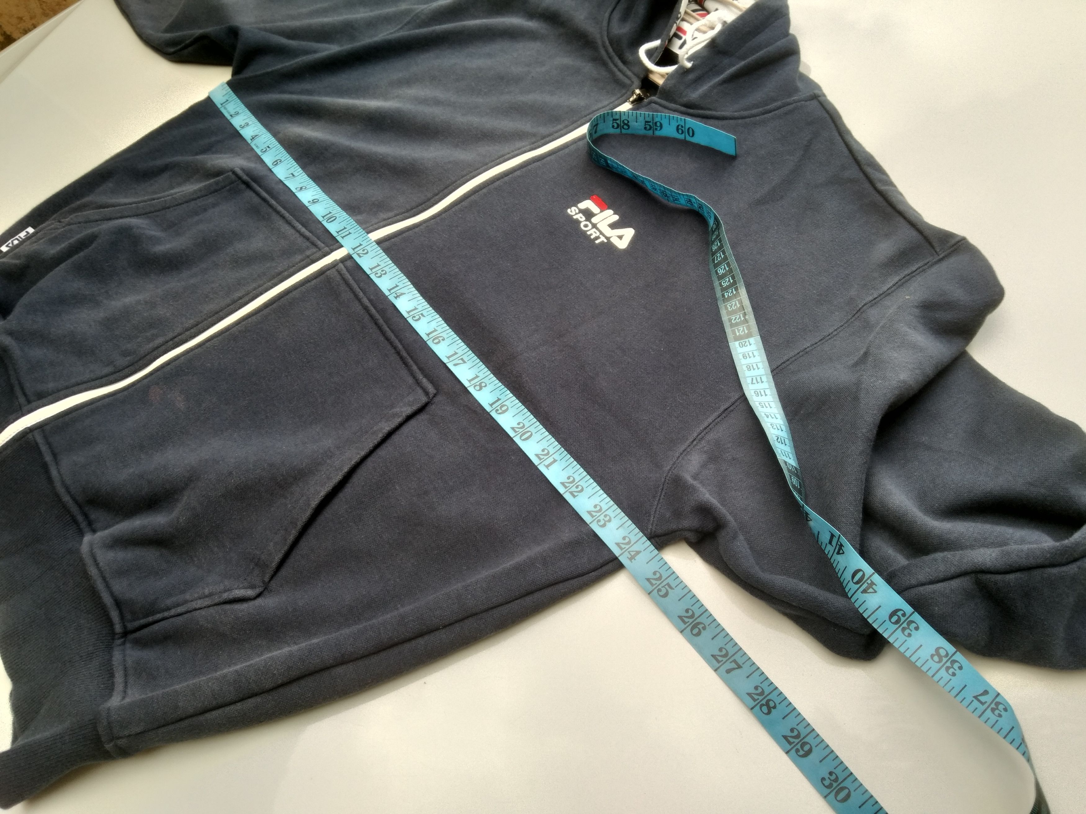 Fila × Sports Specialties VINTAGE FILA BIG PRINT BACKHIT SWEATSHIRTHOODIE Size US L / EU 52-54 / 3 - 8 Thumbnail