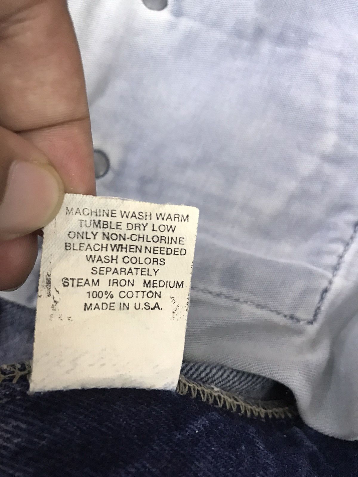 Ralph Lauren Vintage Rrl Ralph Lauren Distressed Jeans Size US 33 - 6 Thumbnail