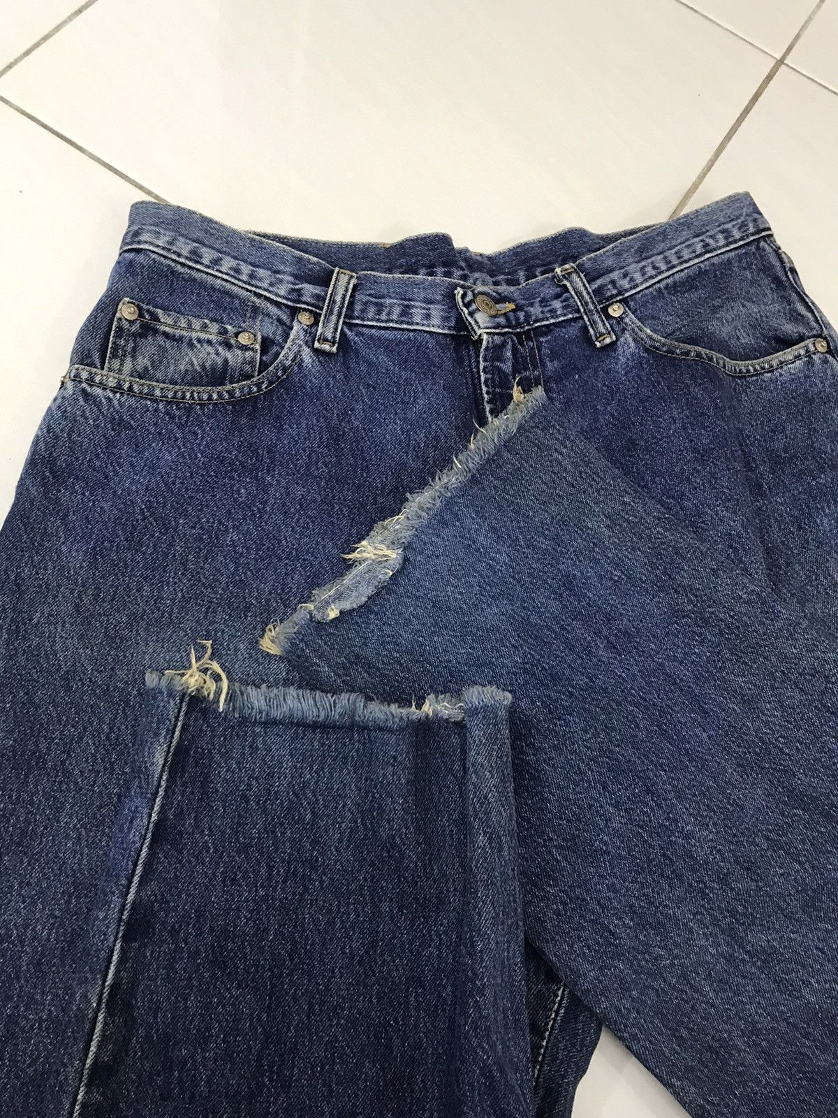 Ralph Lauren Vintage Rrl Ralph Lauren Distressed Jeans Size US 33 - 5 Thumbnail