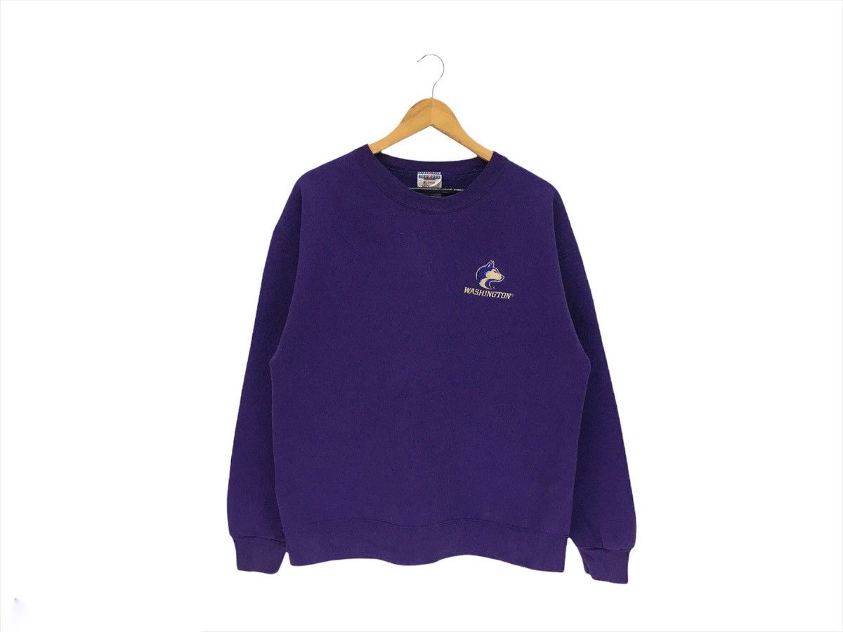 Vintage Vintage Washington American Usa Small Logo Sweatshirt Size US L / EU 52-54 / 3 - 1 Thumbnail