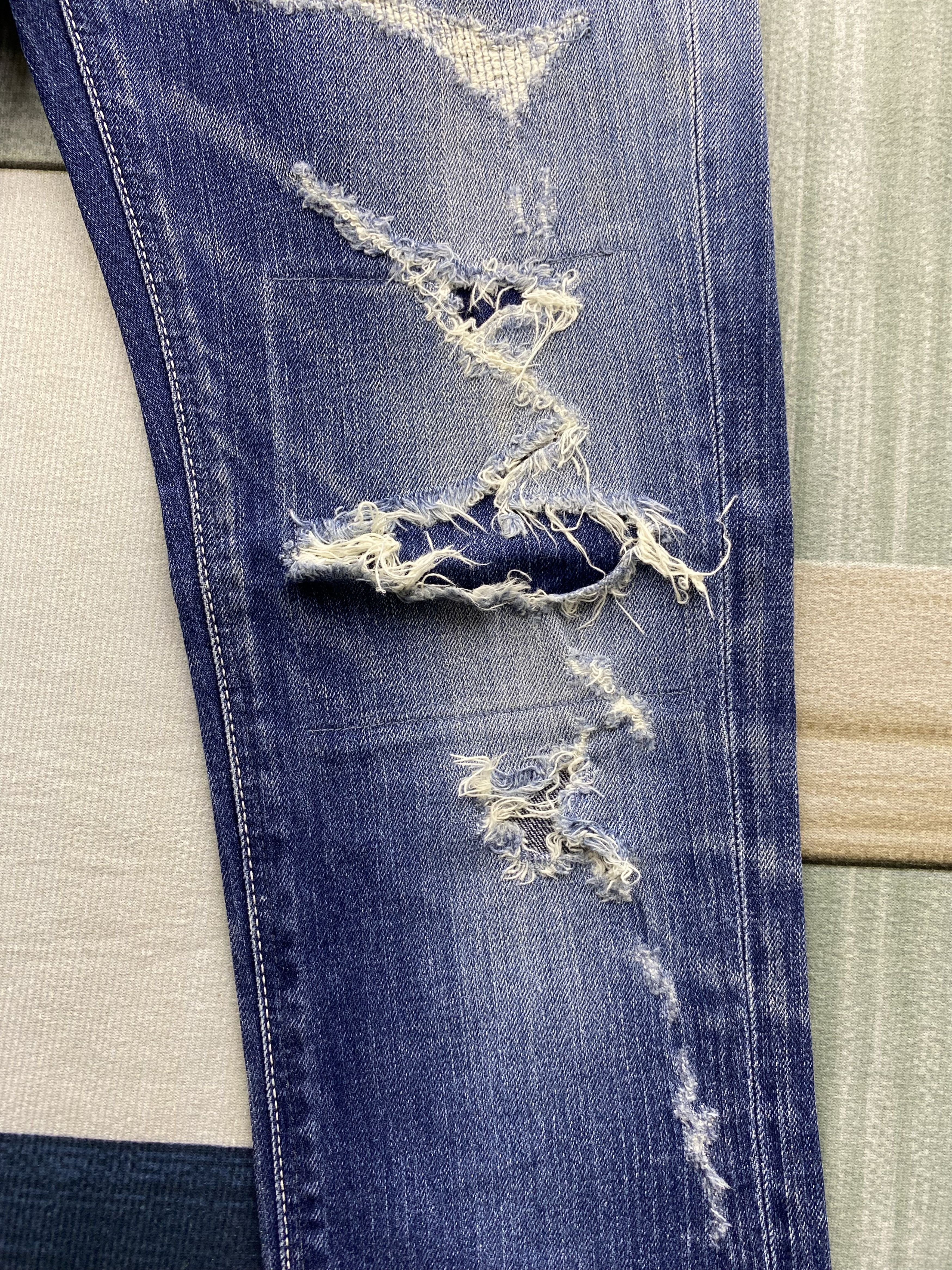 Vanquish Japanese Brand Vanquish Distress Skinny Denim jean Size US 30 / EU 46 - 11 Thumbnail