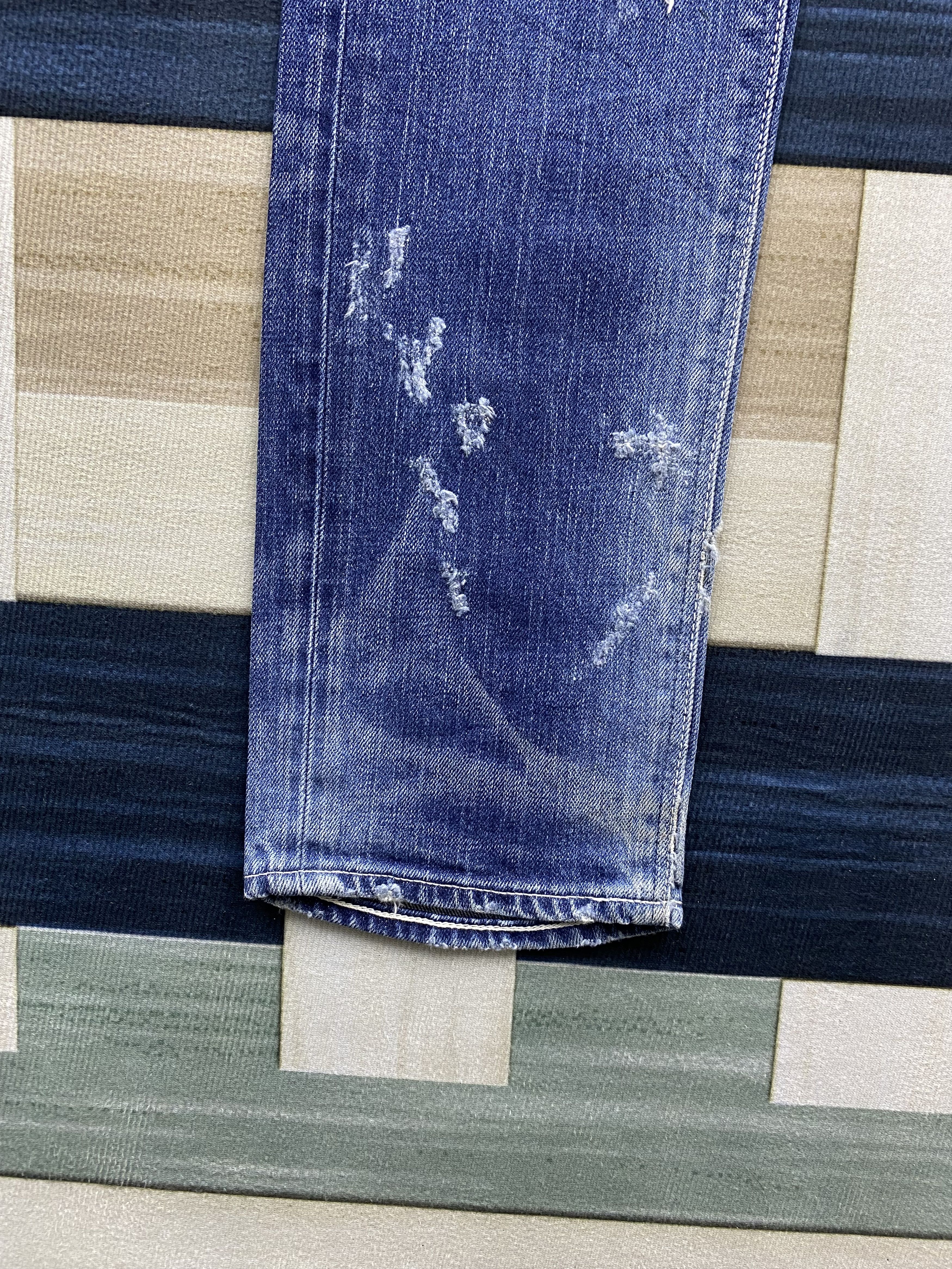Vanquish Japanese Brand Vanquish Distress Skinny Denim jean Size US 30 / EU 46 - 8 Thumbnail