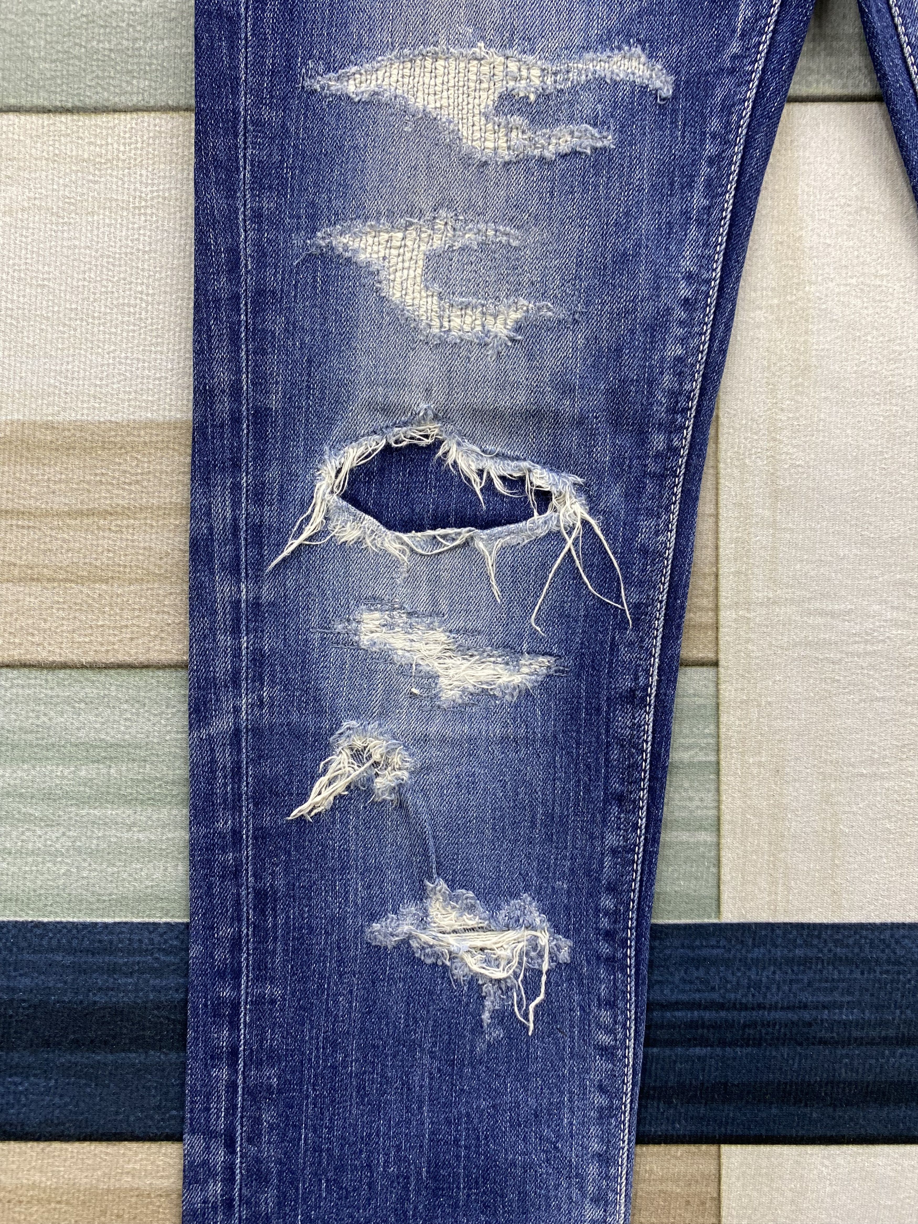 Vanquish Japanese Brand Vanquish Distress Skinny Denim jean Size US 30 / EU 46 - 10 Thumbnail