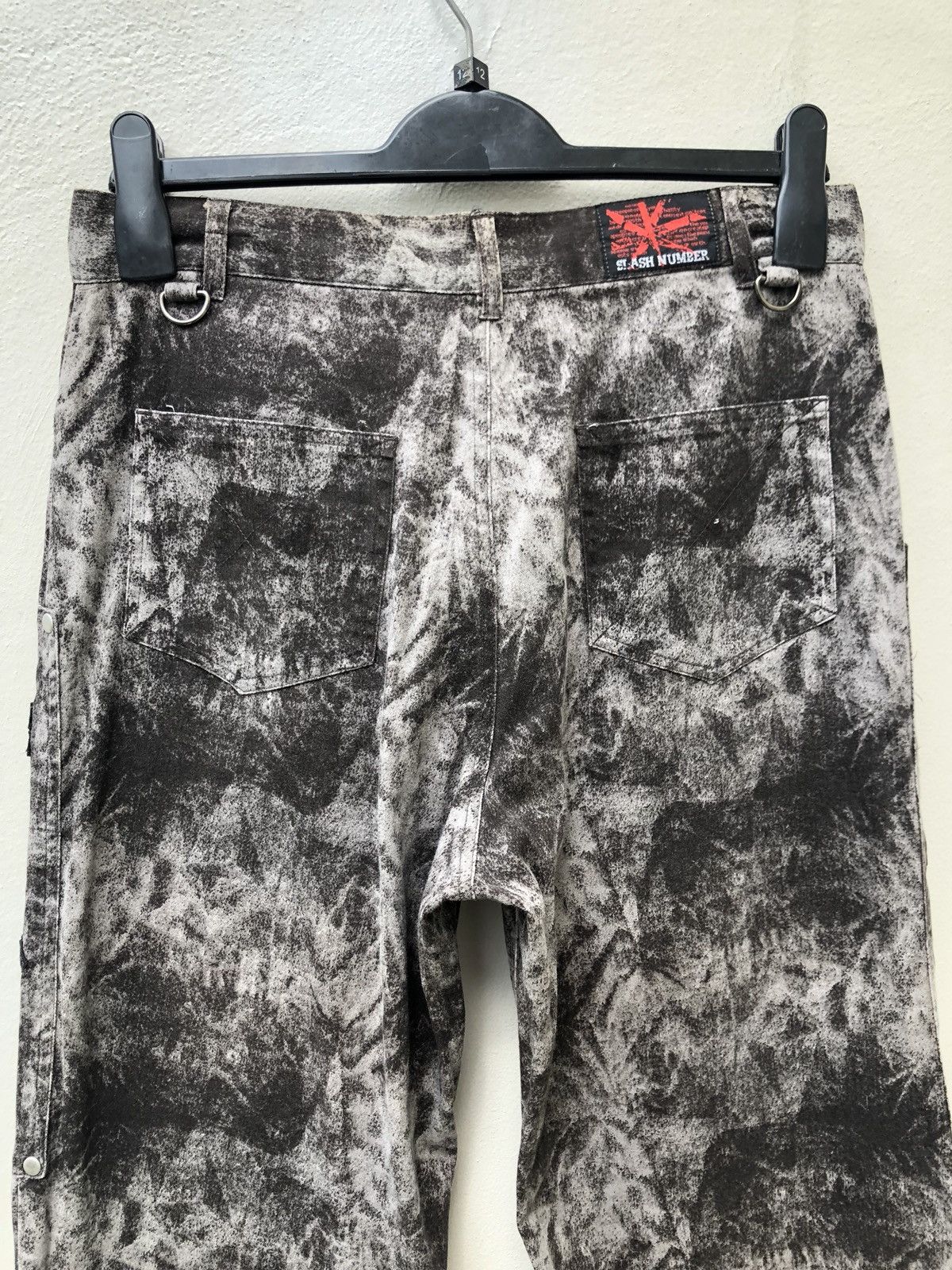 Vintage Japan Brand Slash Number Stretchable Bondage Pant Size US 30 / EU 46 - 13 Thumbnail