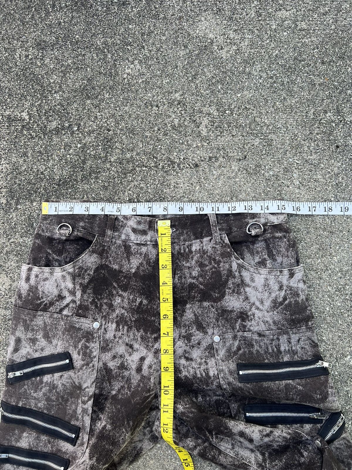 Vintage Japan Brand Slash Number Stretchable Bondage Pant Size US 30 / EU 46 - 2 Thumbnail