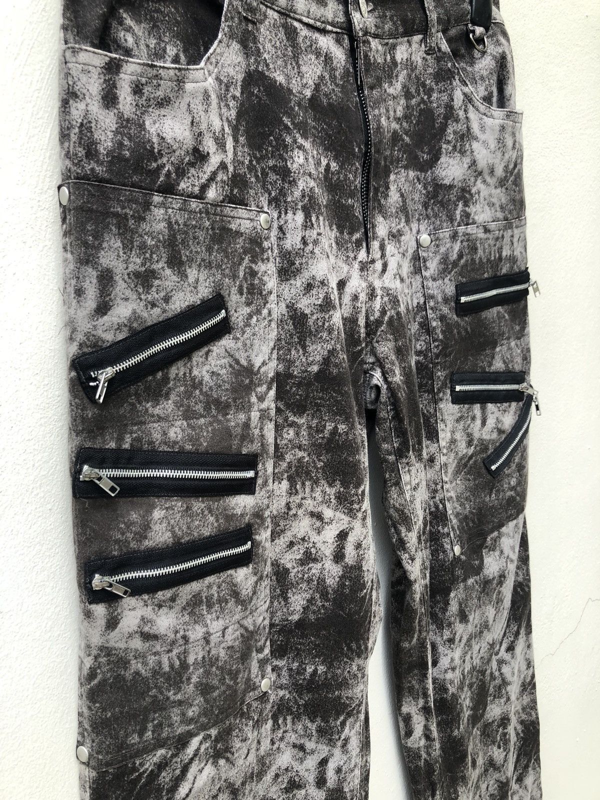 Vintage Japan Brand Slash Number Stretchable Bondage Pant Size US 30 / EU 46 - 9 Thumbnail