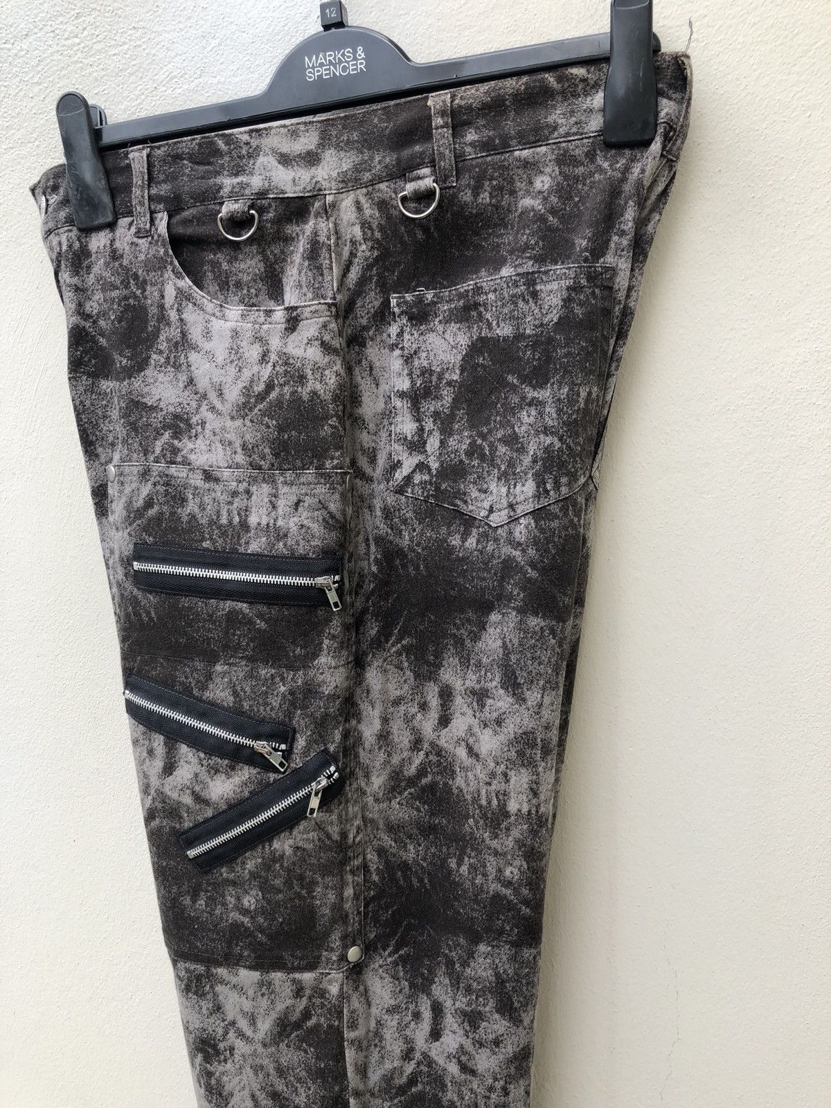 Vintage Japan Brand Slash Number Stretchable Bondage Pant Size US 30 / EU 46 - 18 Thumbnail