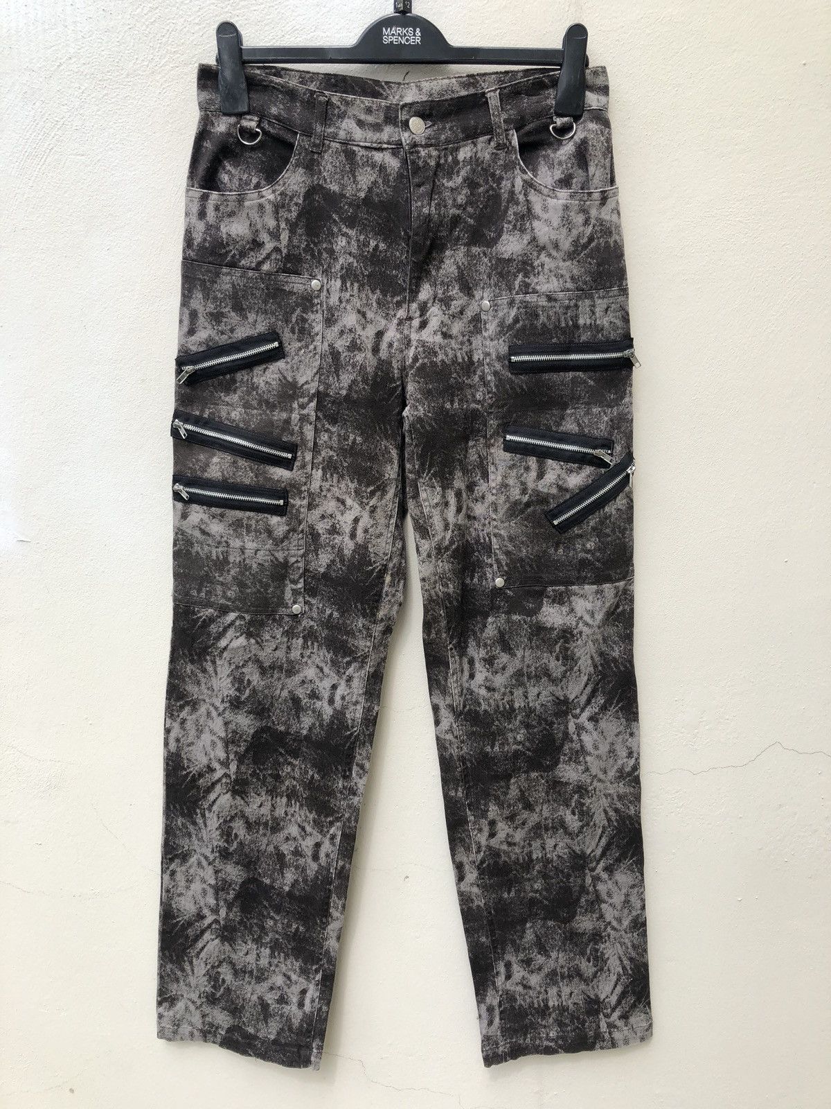 Vintage Japan Brand Slash Number Stretchable Bondage Pant Size US 30 / EU 46 - 6 Thumbnail