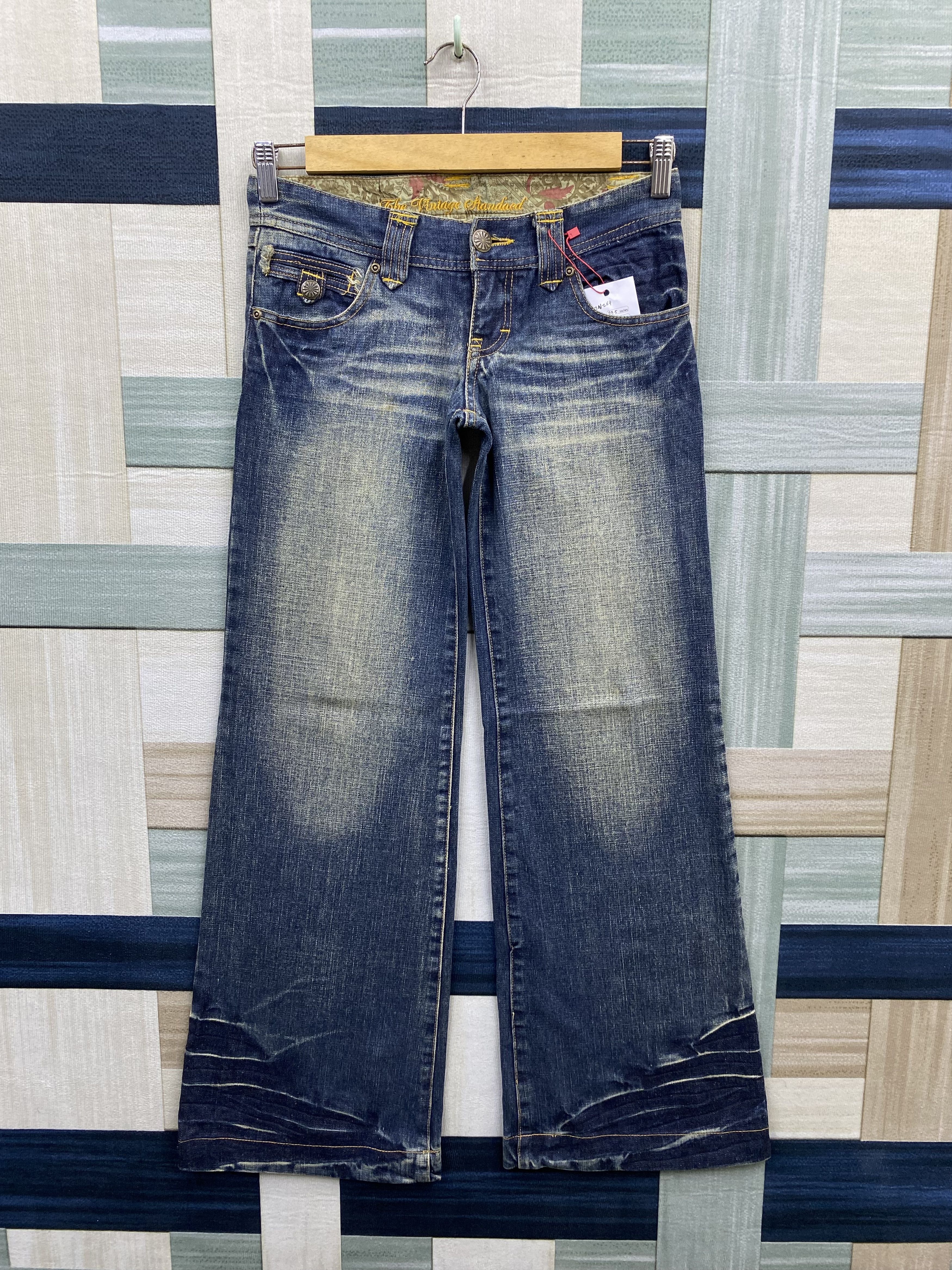 Japanese Brand × Vintage Japanese Brand Sky Bomber Faded Baggy Jean Size 29" - 1 Thumbnail
