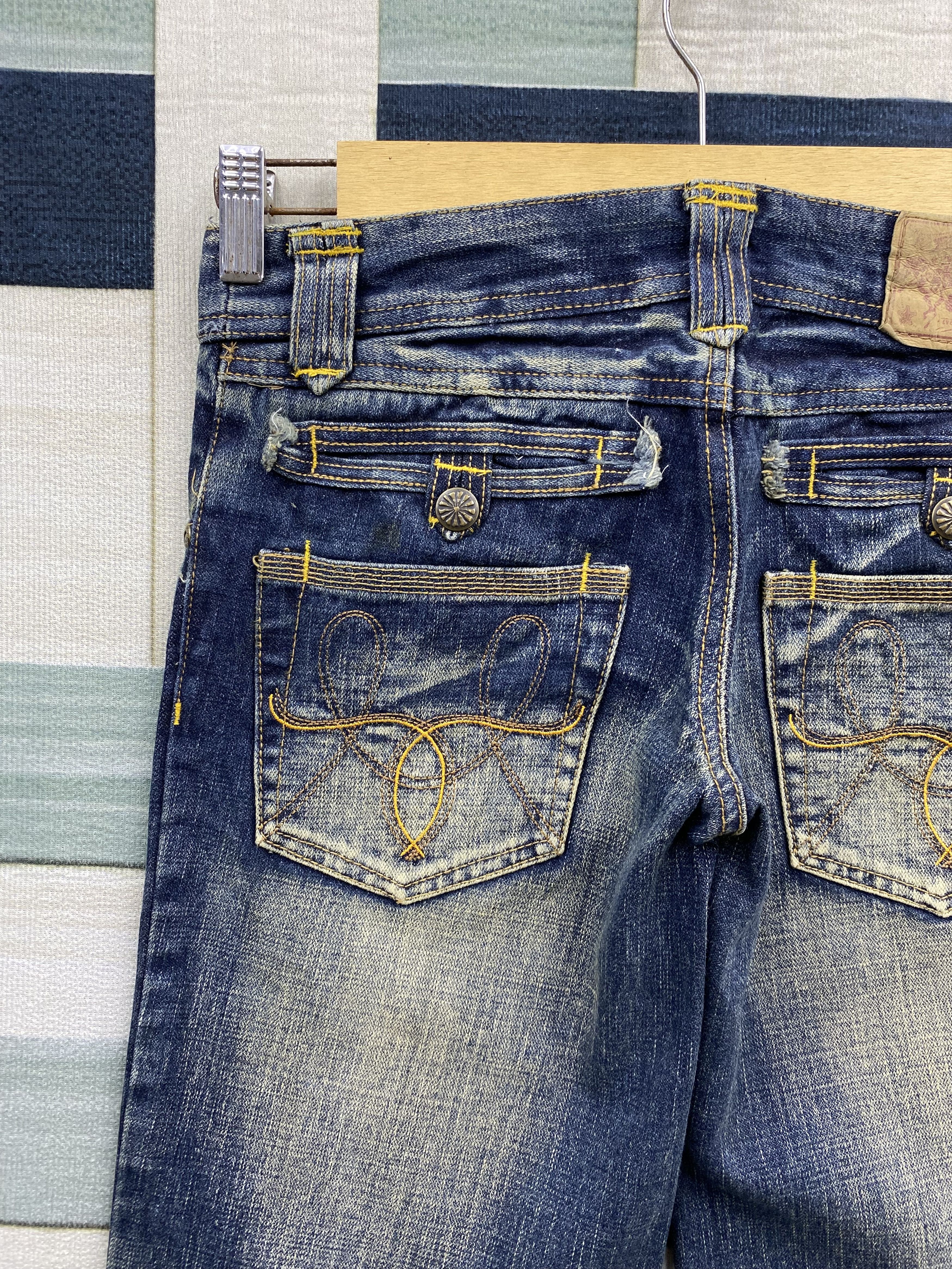 Japanese Brand × Vintage Japanese Brand Sky Bomber Faded Baggy Jean Size 29" - 11 Thumbnail