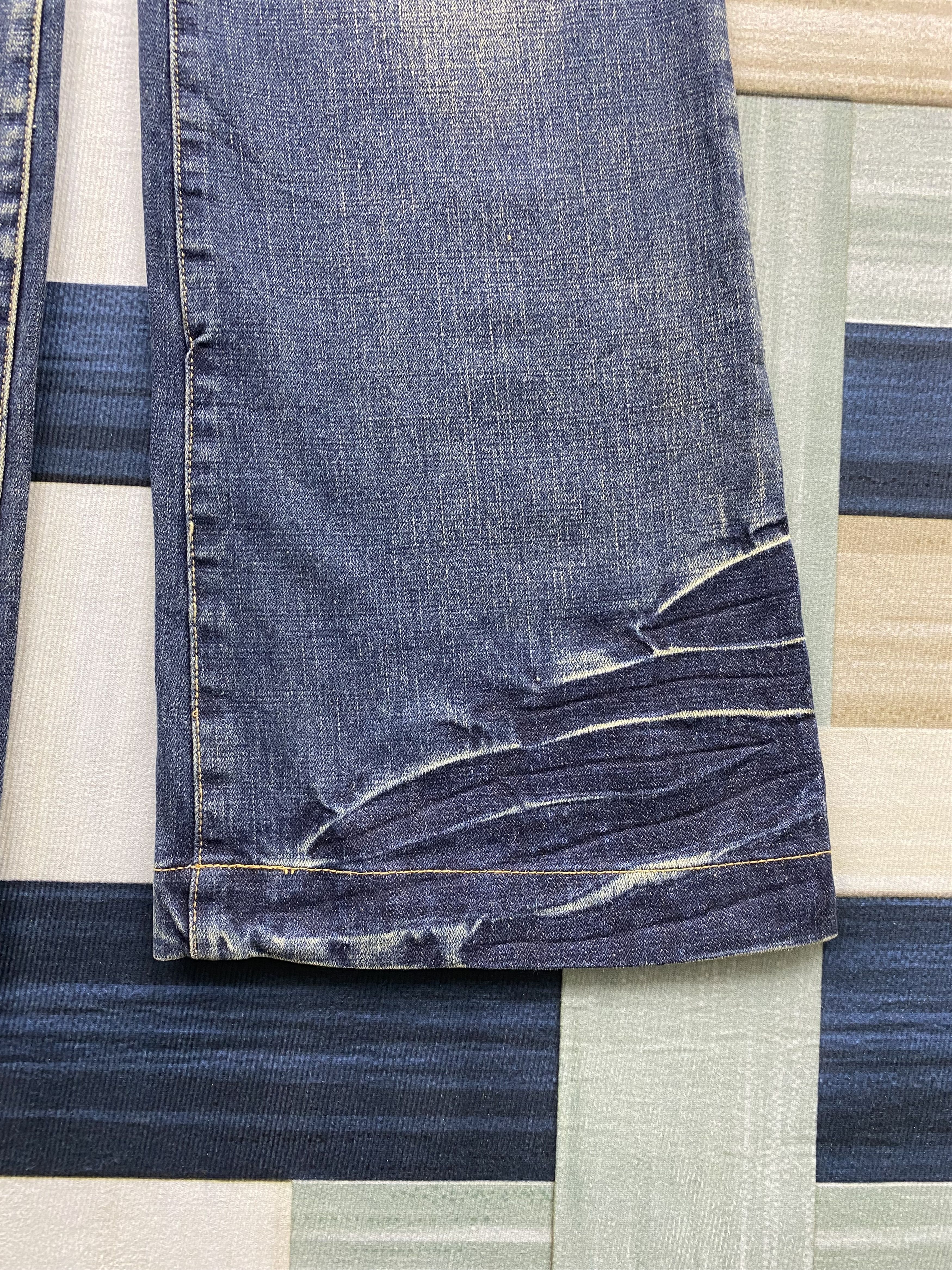 Japanese Brand × Vintage Japanese Brand Sky Bomber Faded Baggy Jean Size 29" - 6 Thumbnail