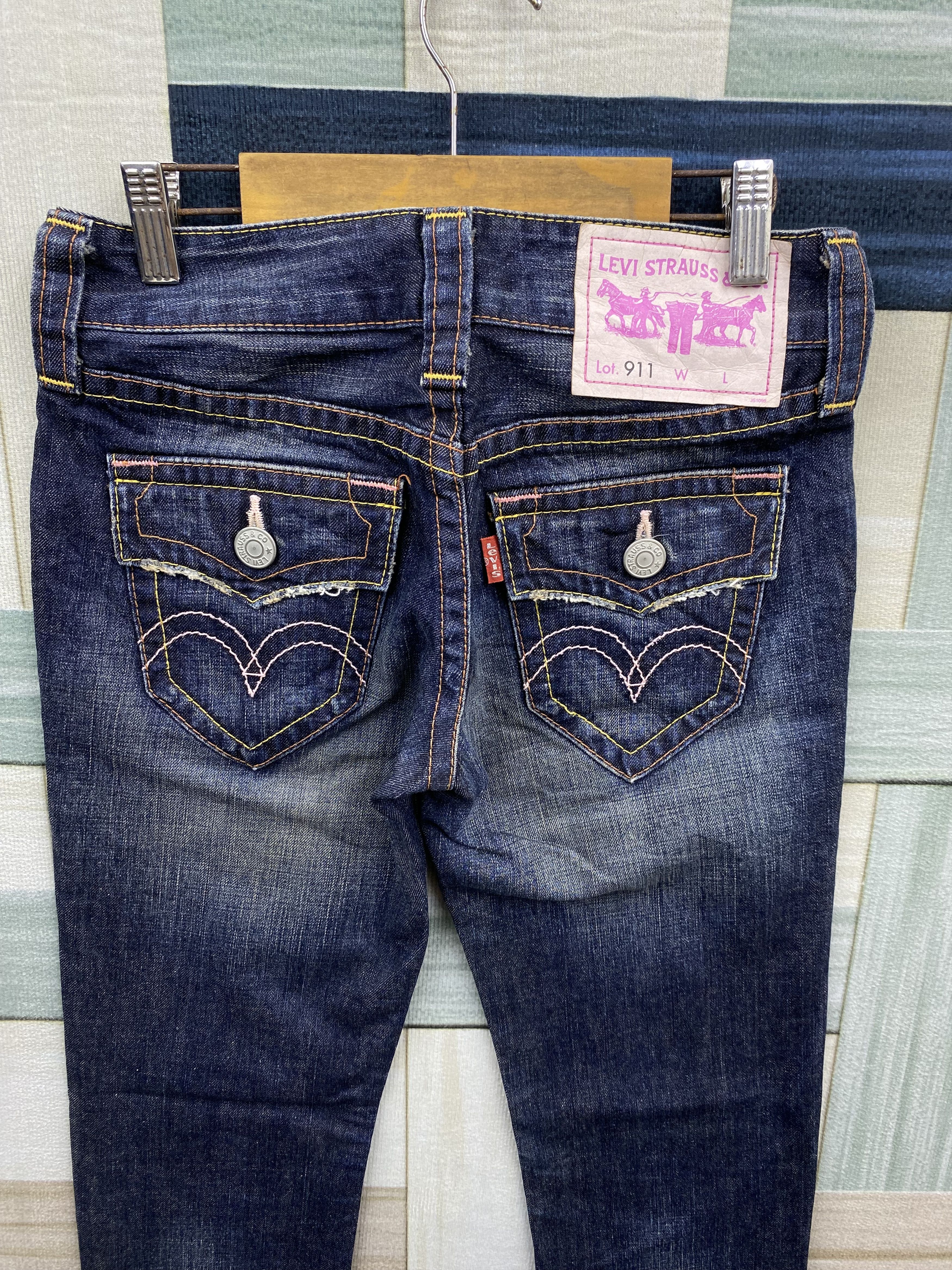 Levi's Levi's Lot 911 Blue Denim Jean Size 27" / US 4 / IT 40 - 4 Thumbnail