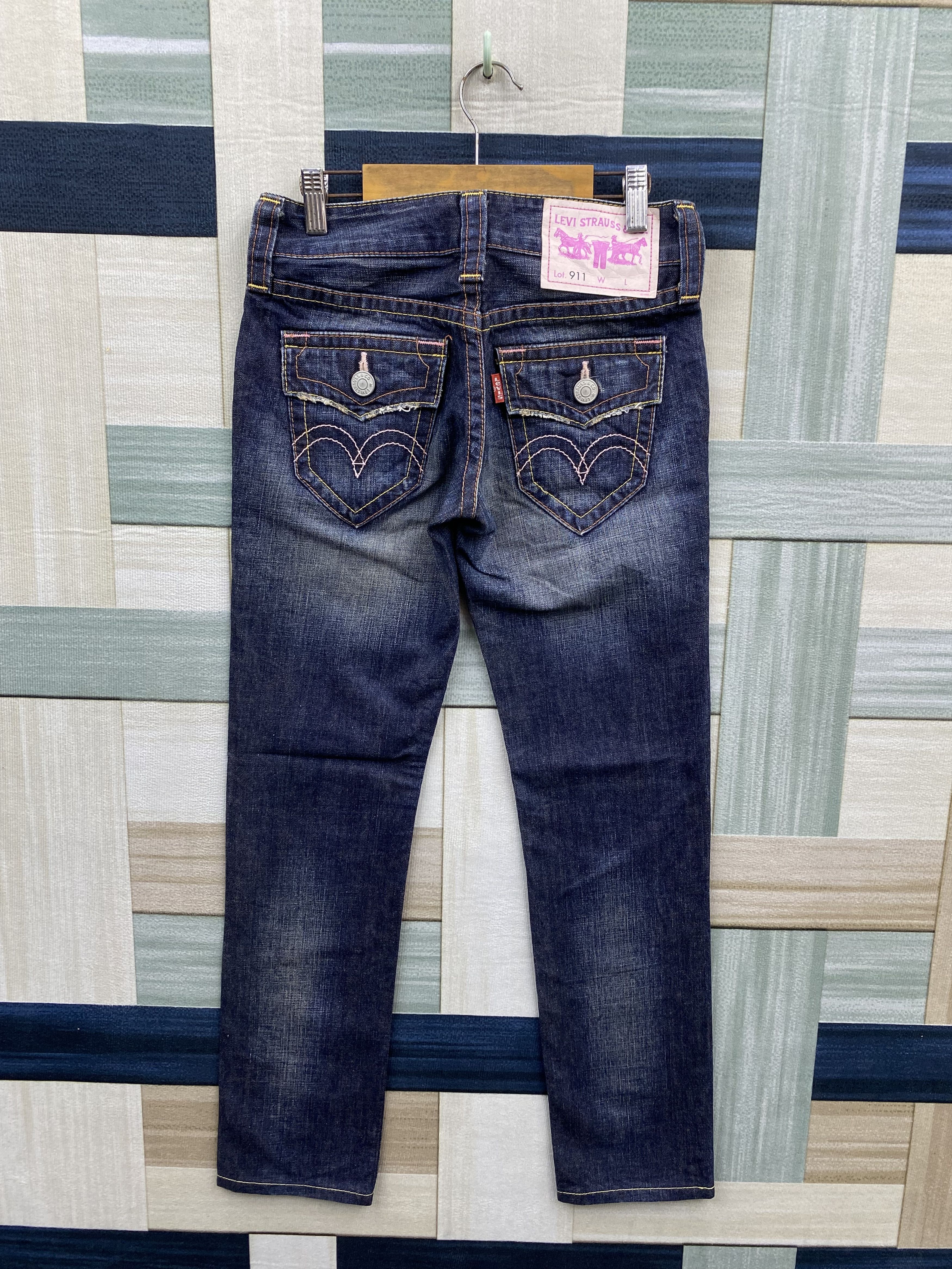 Levi's Levi's Lot 911 Blue Denim Jean Size 27" / US 4 / IT 40 - 2 Thumbnail
