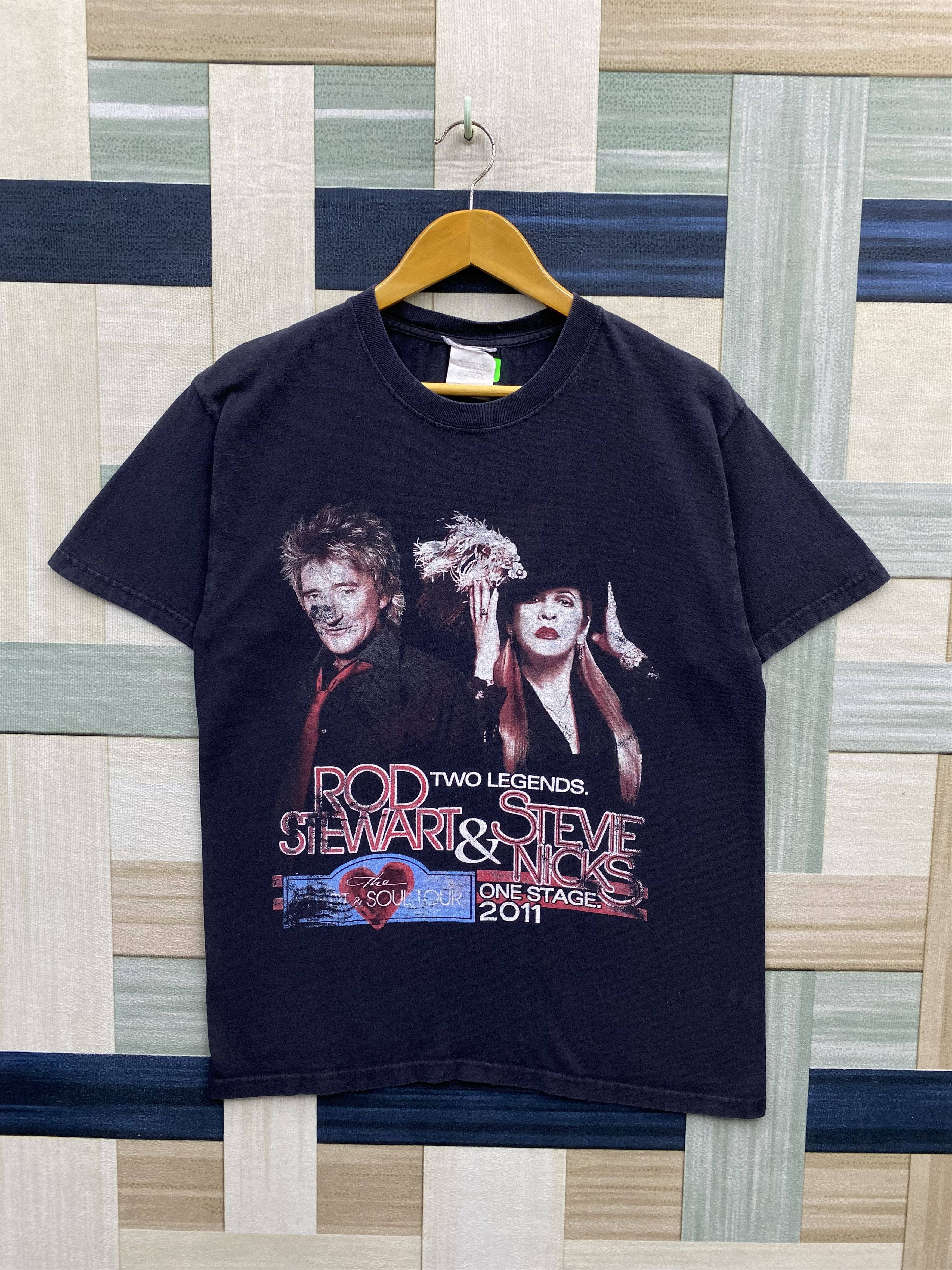 Band Tees Rod Stewart & Stevie Nicks Heart & Soul Tour T-Shirt Size US M / EU 48-50 / 2 - 1 Thumbnail