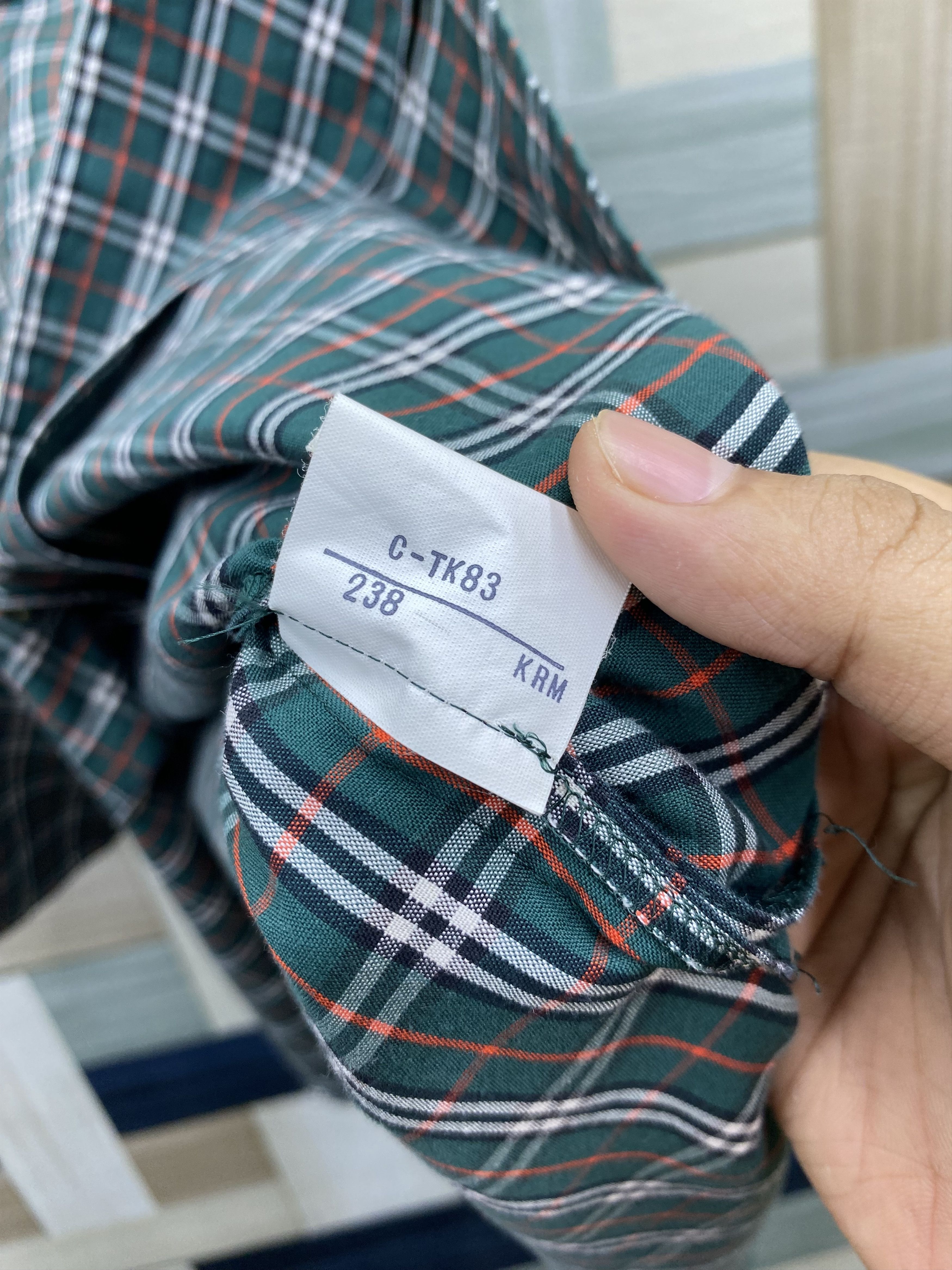 Burberry × Vintage Vintage Burberry Golf Club Check Short Sleeve Shirt Size M / US 6-8 / IT 42-44 - 11 Thumbnail