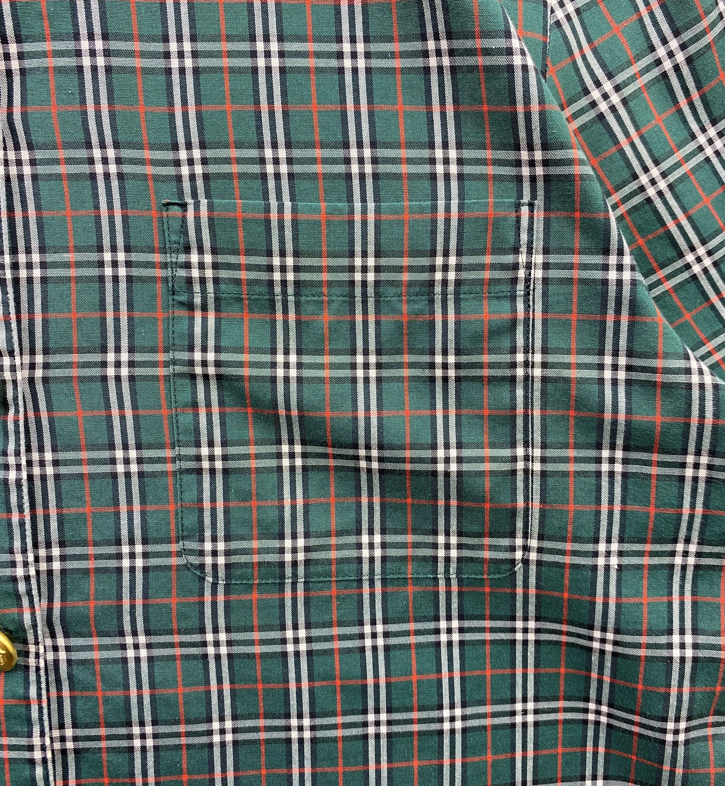 Burberry × Vintage Vintage Burberry Golf Club Check Short Sleeve Shirt Size M / US 6-8 / IT 42-44 - 3 Thumbnail