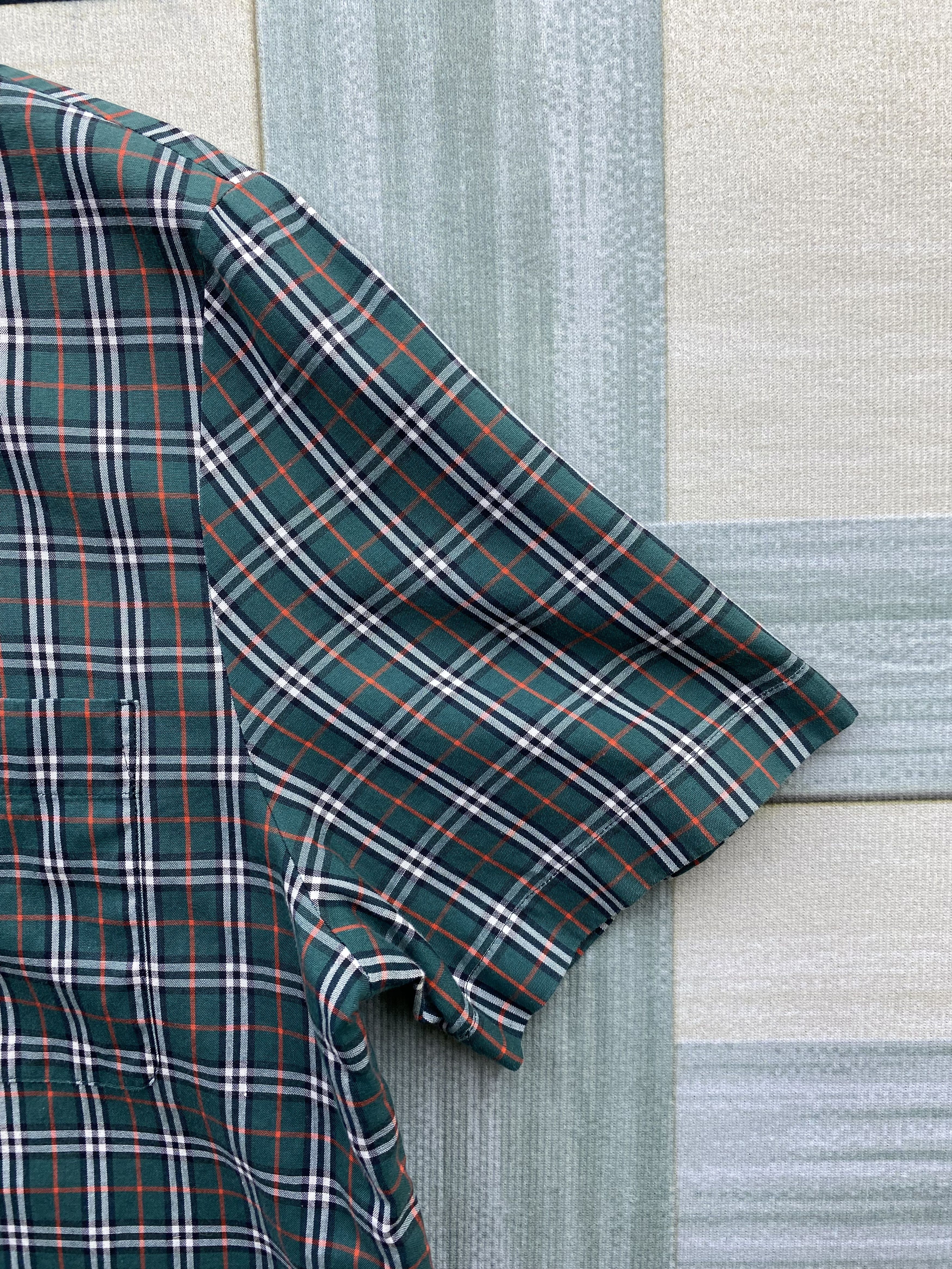 Burberry × Vintage Vintage Burberry Golf Club Check Short Sleeve Shirt Size M / US 6-8 / IT 42-44 - 6 Thumbnail