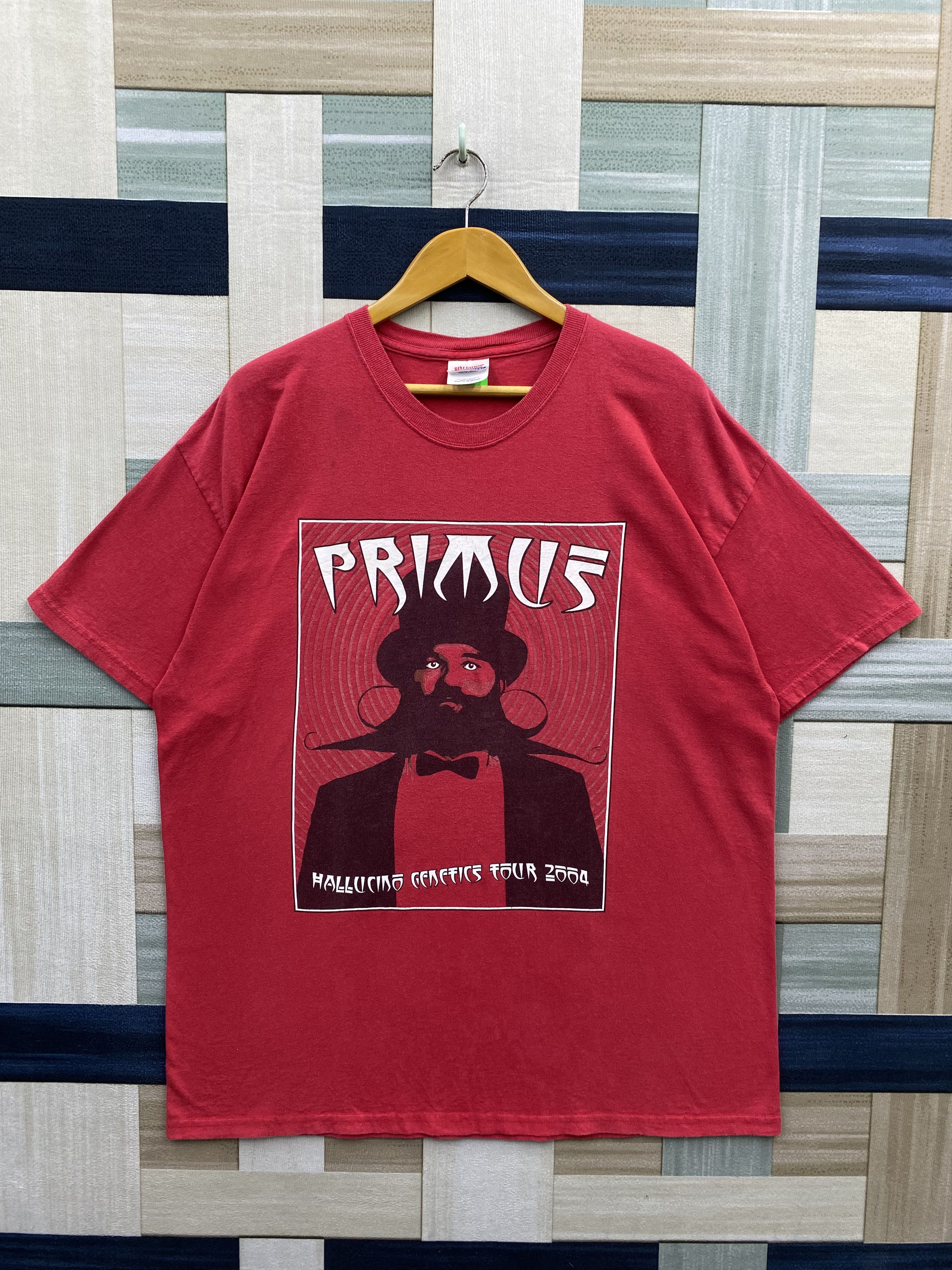 Band Tees Vintage Primus Hallucino Genetics Tour 2004 T-Shirt Size US XL / EU 56 / 4 - 1 Thumbnail