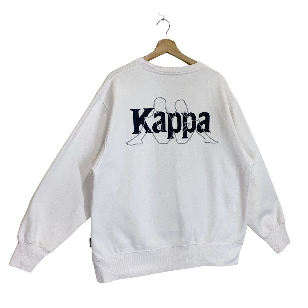 Kappa Vintage 90s Kappa Big Logo Crewneck Sweatshirt Size M Size US M / EU 48-50 / 2 - 2 Thumbnail