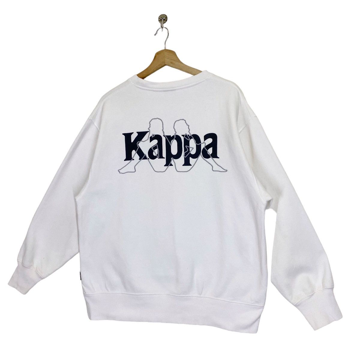 Kappa Vintage 90s Kappa Big Logo Crewneck Sweatshirt Size M Size US M / EU 48-50 / 2 - 3 Thumbnail