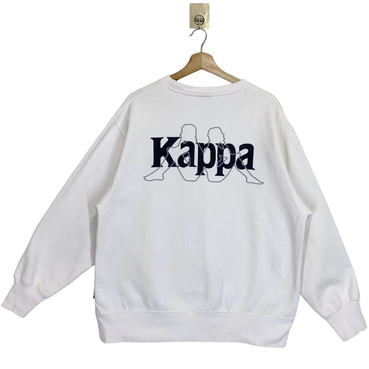 Kappa Vintage 90s Kappa Big Logo Crewneck Sweatshirt Size M Size US M / EU 48-50 / 2 - 1 Thumbnail