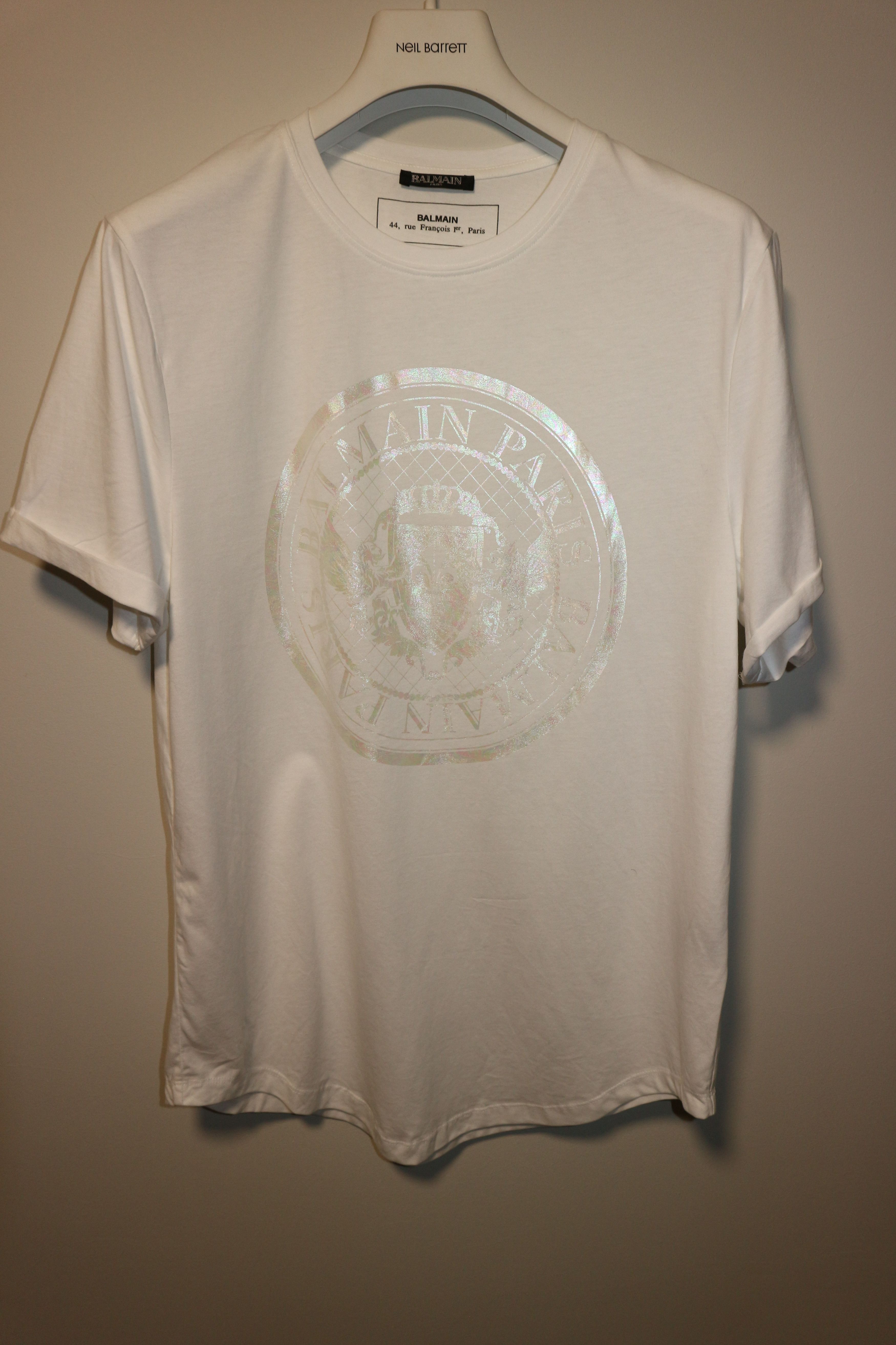 Balmain Logo print tshirt Size US L / EU 52-54 / 3 - 1 Thumbnail